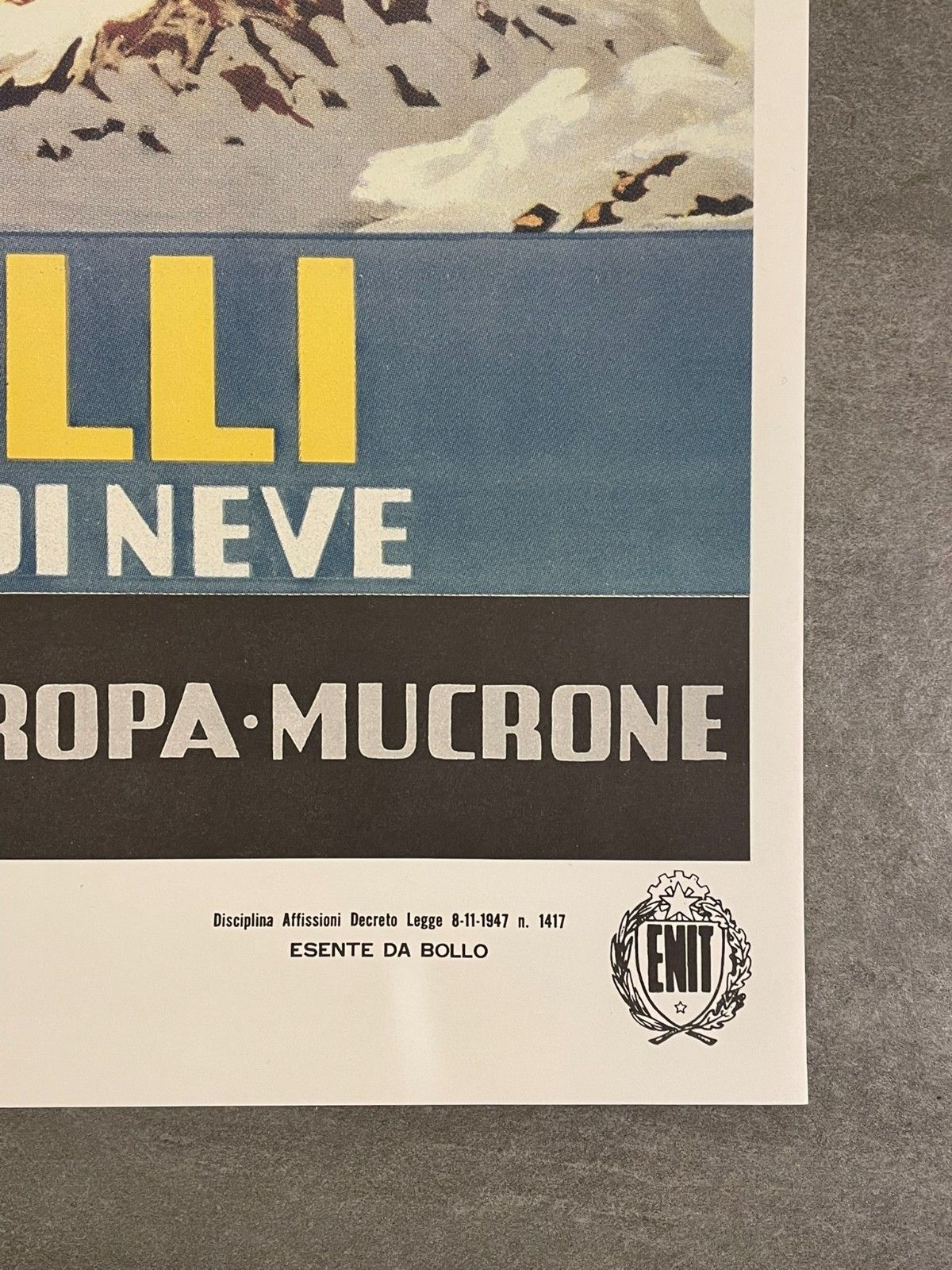 Adalberto Campagnoli, ca. jaren 1970, Vercelli, vintage poster, ca. 97,5 x 62 cm photo buy