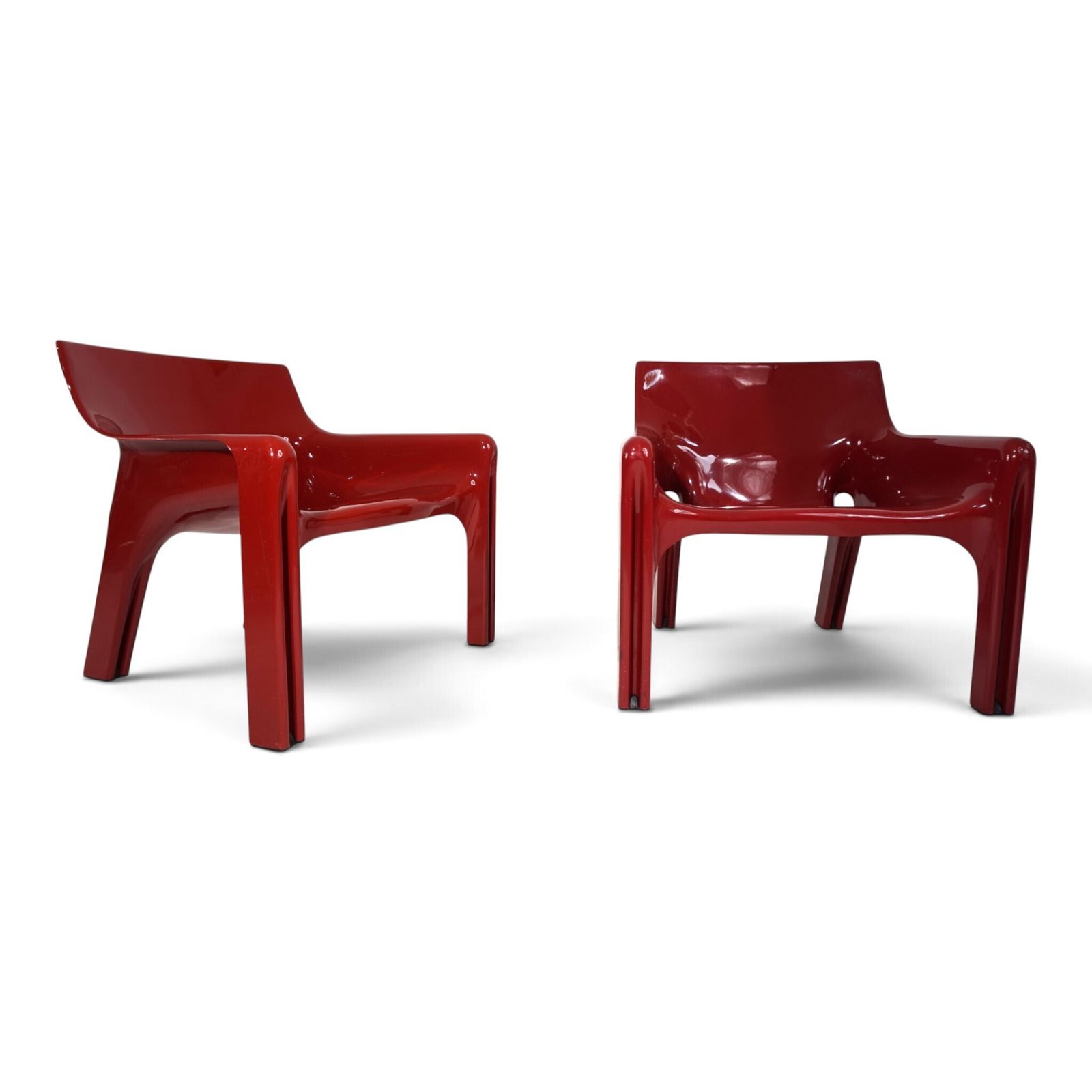 Vico Magistretti Vicario Set Of 2 Lounge Chairs For Artemide, 1970 photo furniture