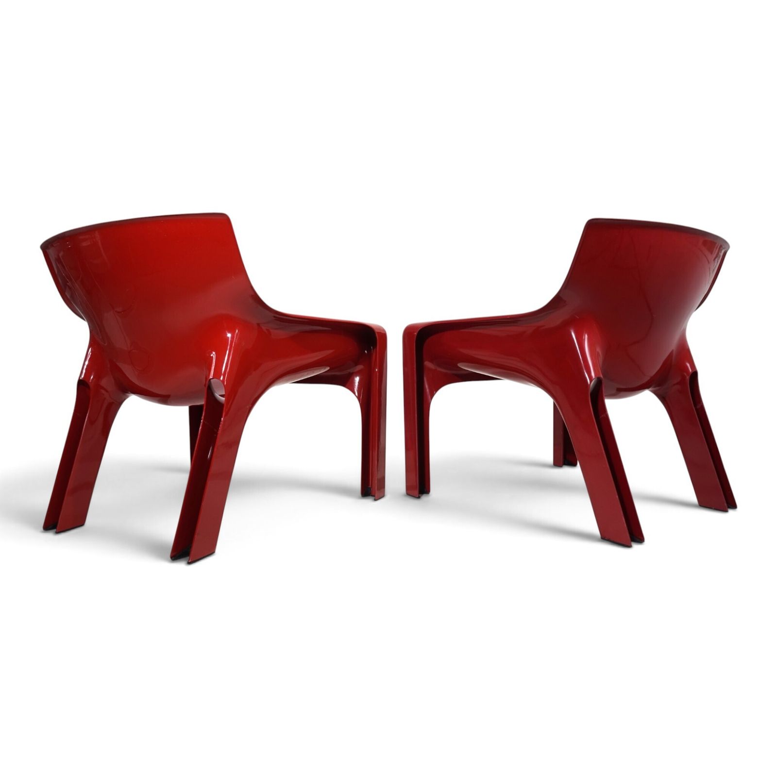 Vico Magistretti Vicario Set Of 2 Lounge Chairs For Artemide, 1970 photo Meubels