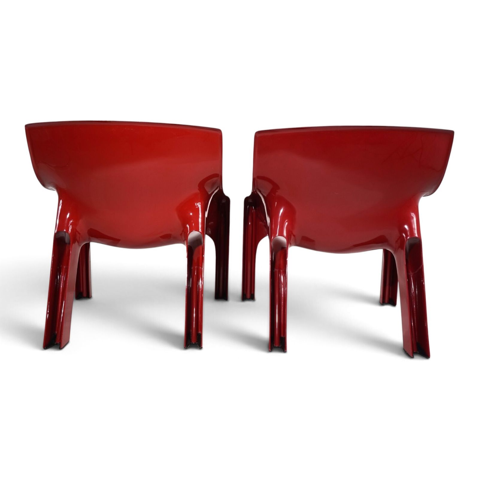 Vico Magistretti Vicario Set Of 2 Lounge Chairs For Artemide, 1970 photo vinterior