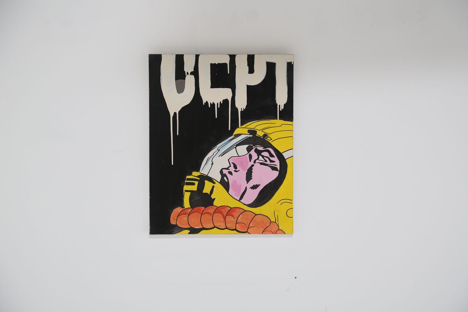 « My Space », Pop Art sur toile par Cept, signé et daté 2007. photo furniture