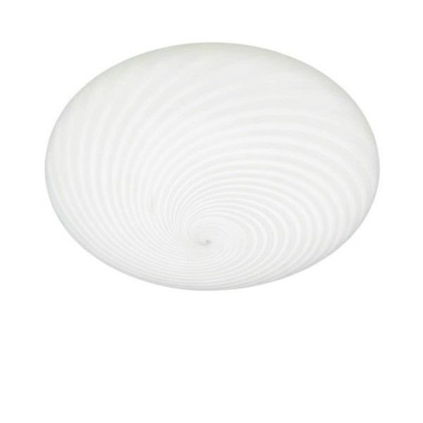 X.L. Murano Glass Swirl Ceiling Light, Italië jaren 1970