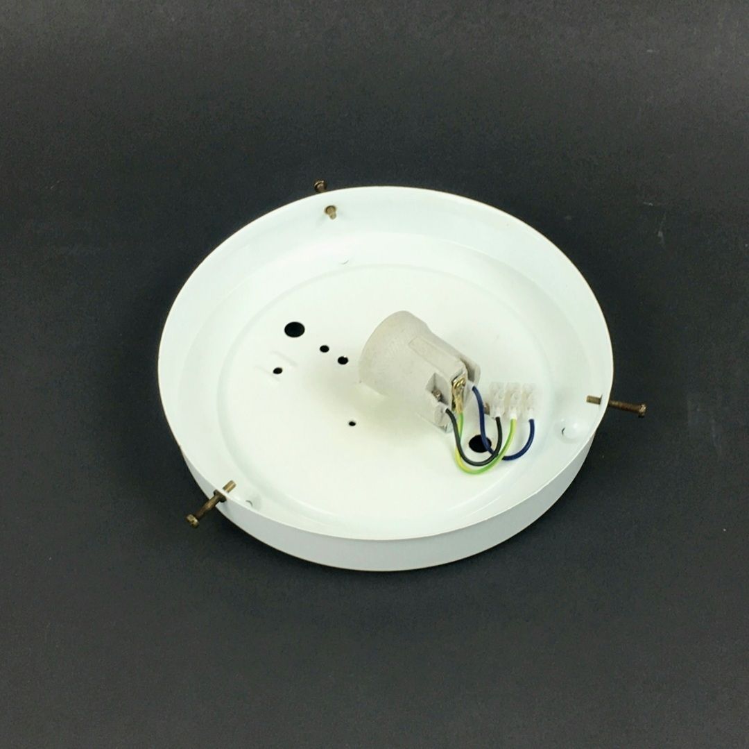 X.L. Murano Glass Swirl Ceiling Light, Italië jaren 1970 photo vintage
