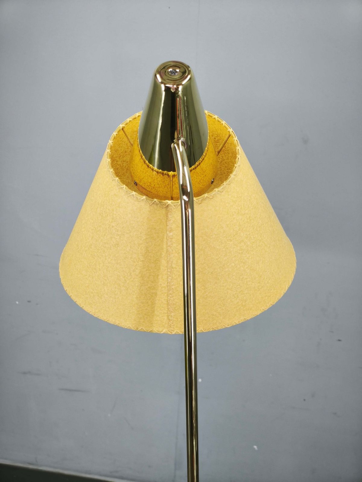 photo furniture Josef Hurka Giraffe Brass Floor Lamp For Napako, Czechoslovakia, 1960s
