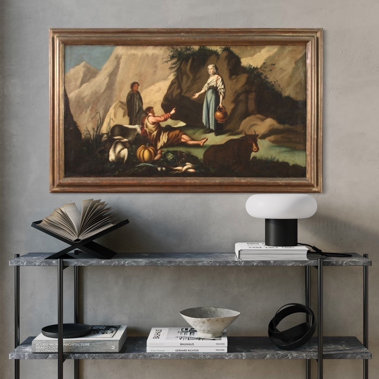 photo vinterior Scène pastorale d'époque, XVIIIe siècle