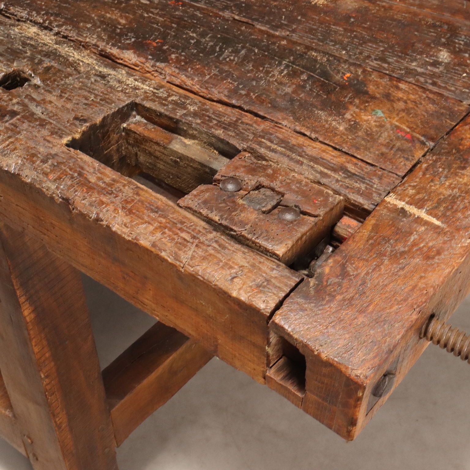 Carpenter's Workbench In Chestnut   Italy, 19th Century photo buy
