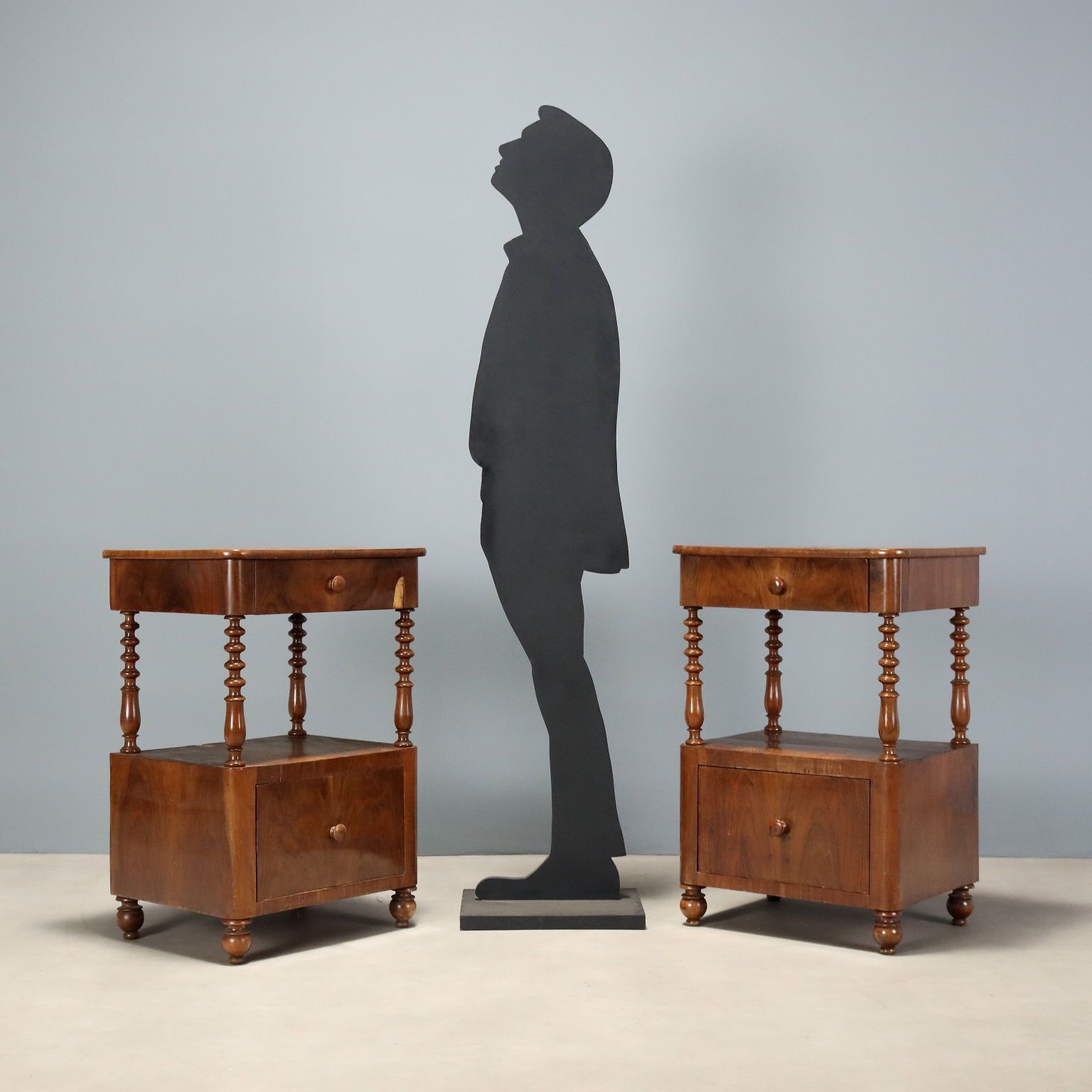 Nightstands Louis Philippe Walnut Italy XIX Century photo furniture