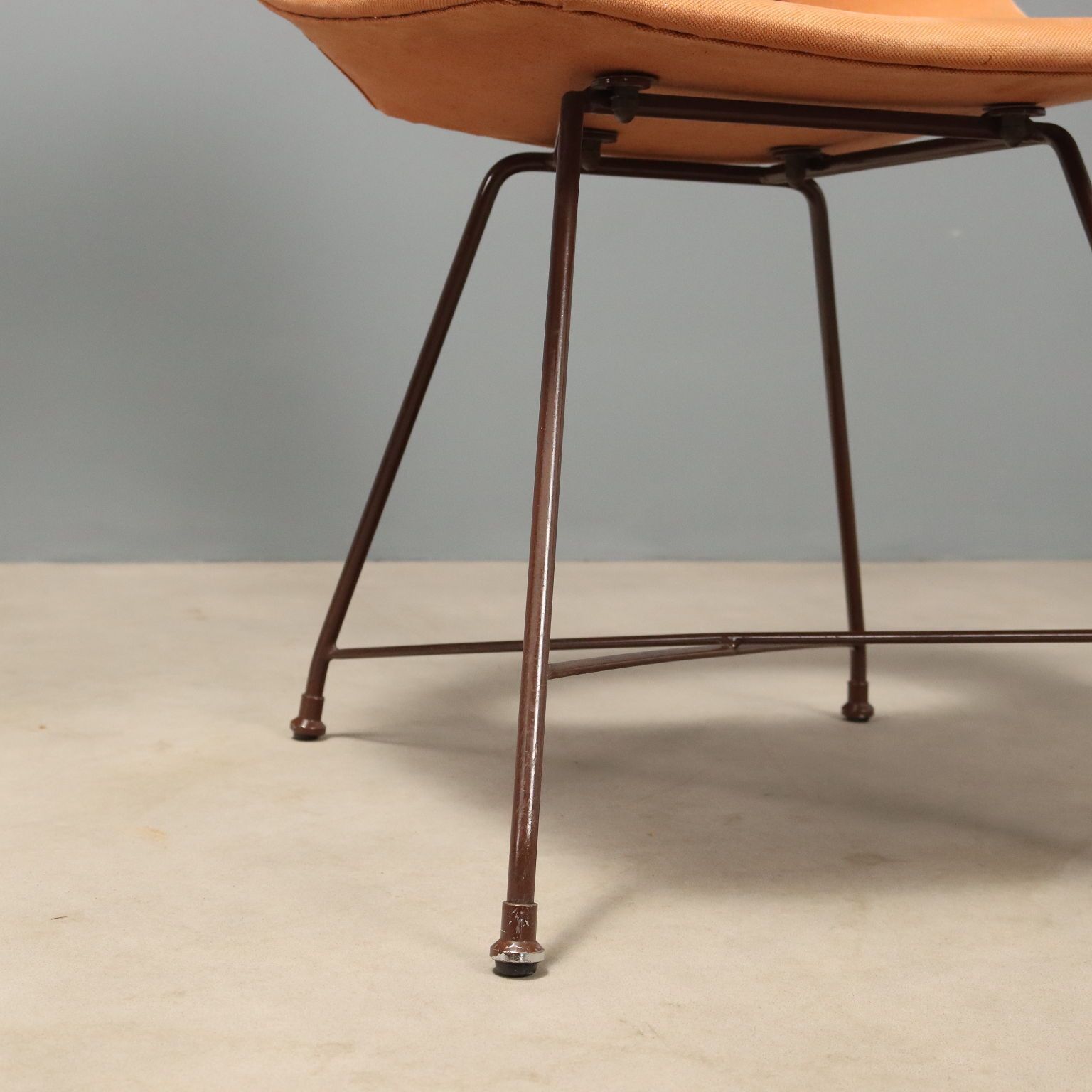 Vintage Saporiti stoelen design Augusto Bozzi stof jaren 1950 1960 photo buy