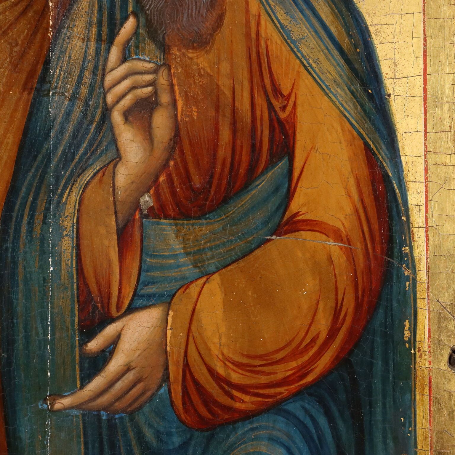 Antique Icon With Religious Subject Tempera On Board XVIII XIX Century photo vinterior
