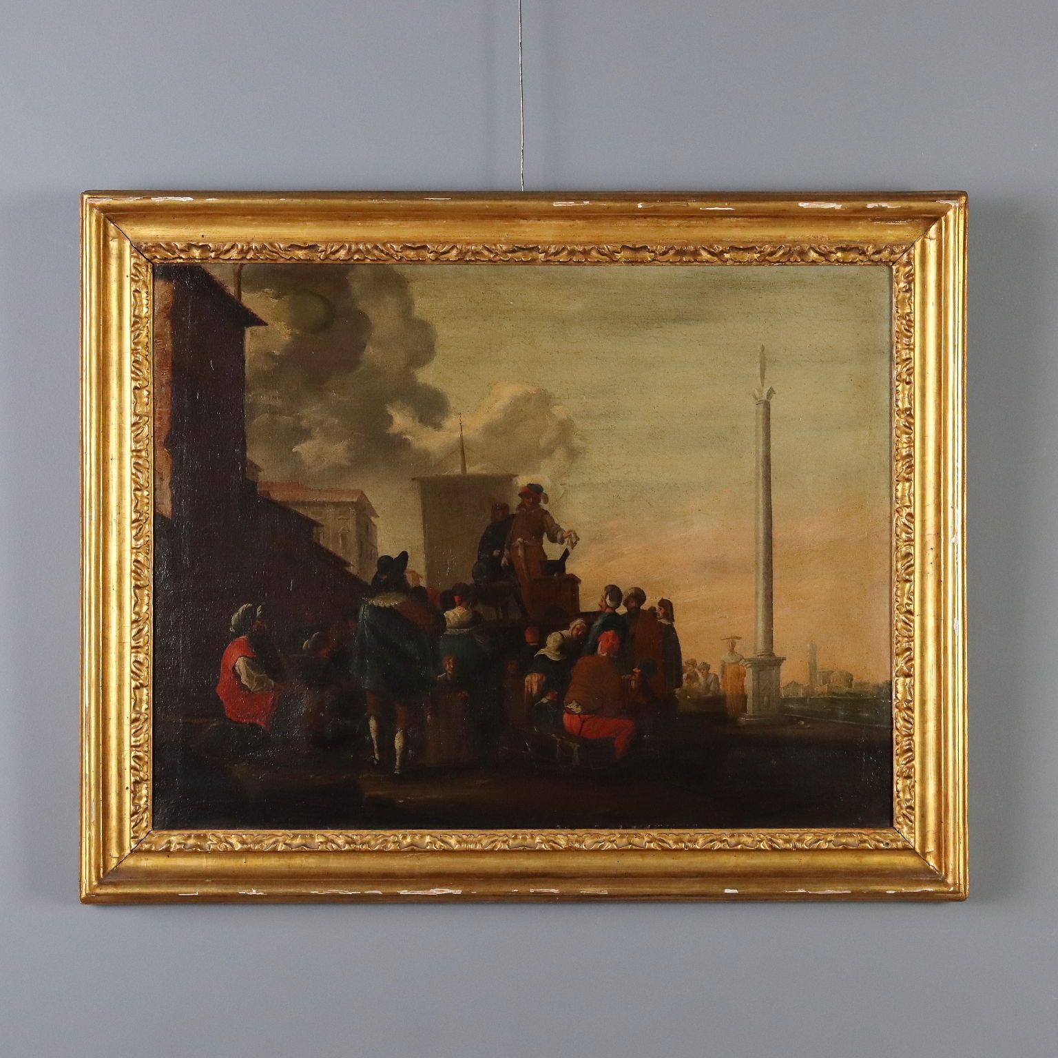 Schilderij, Tafereel uit het volksleven
