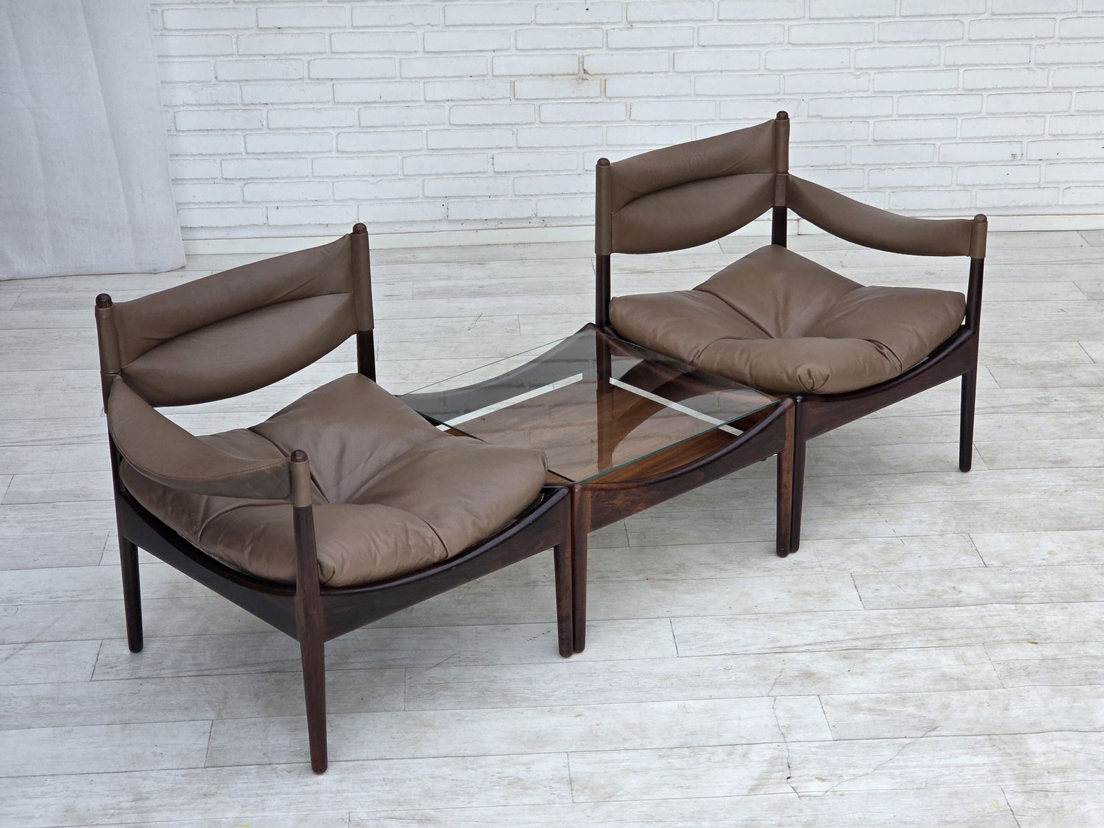 1970s, Danish Design By Kristian Vedel, Modular Sofa, Model Modus. photo for sale