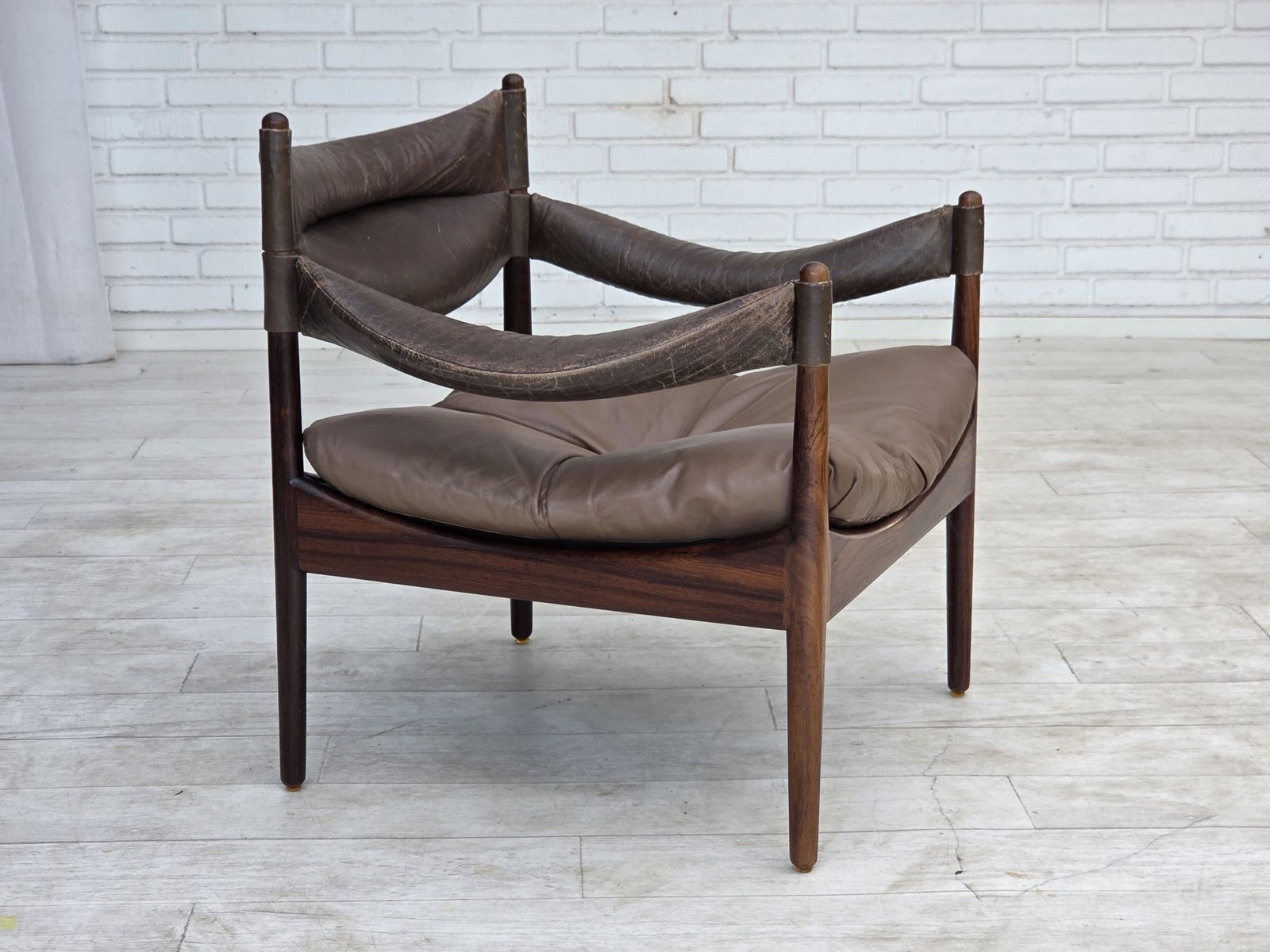 1970s, Danish Design By Kristian Vedel, Armchair Model "Modus". photo furniture
