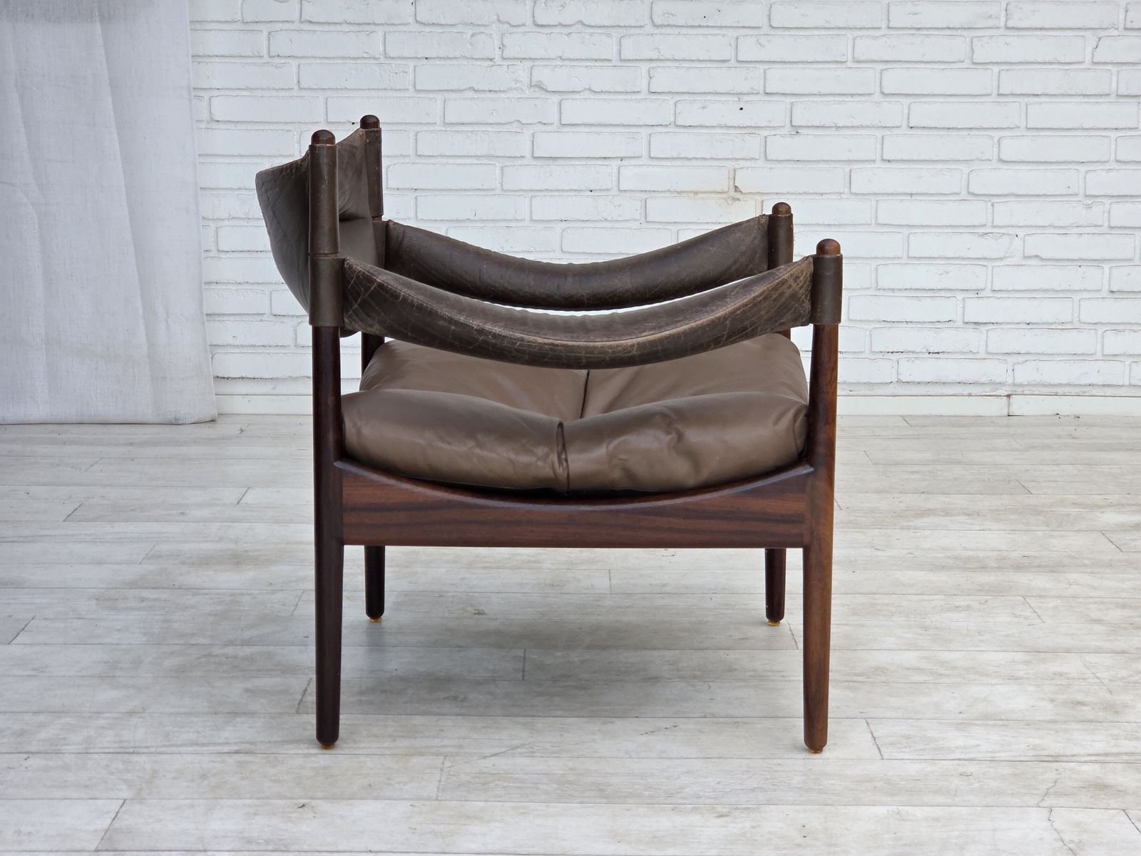 Furniture 1970s, Danish Design By Kristian Vedel, Armchair Model "Modus". photo