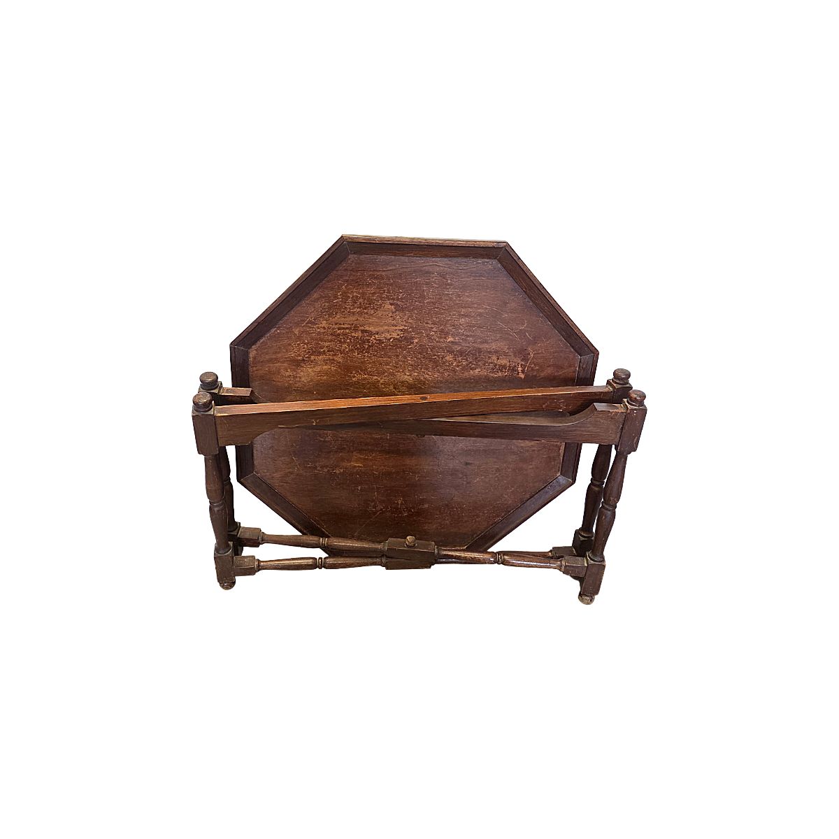 Antieke Engelse opklapbare bijzettafel, ca. 1900 photo 95.0