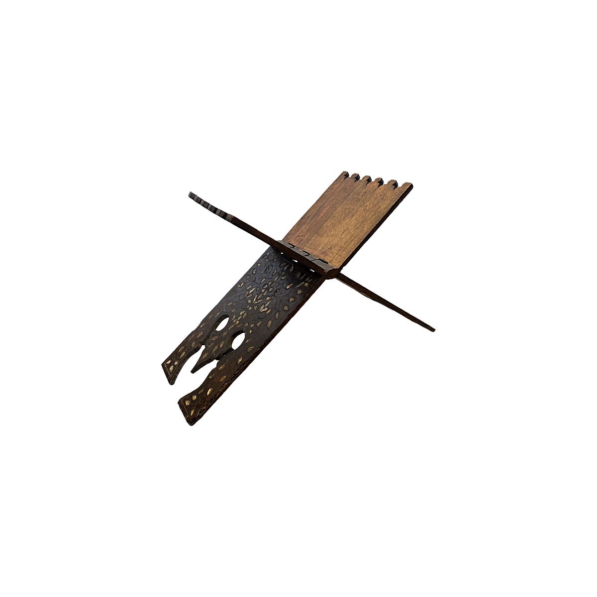 Ntique Rehal Met Parelmoer En Messing photo Woonaccessoires