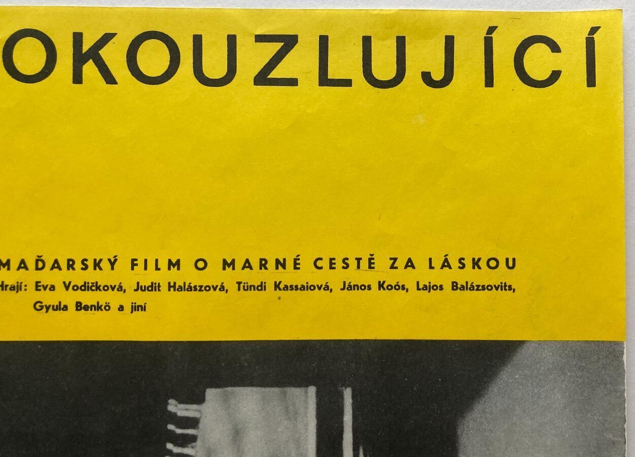 Originele filmaffiche, Charmers, Ever Alexander Púček, 1971, Authentiek Vintage Tsjechisch Ontwerp photo 62.0