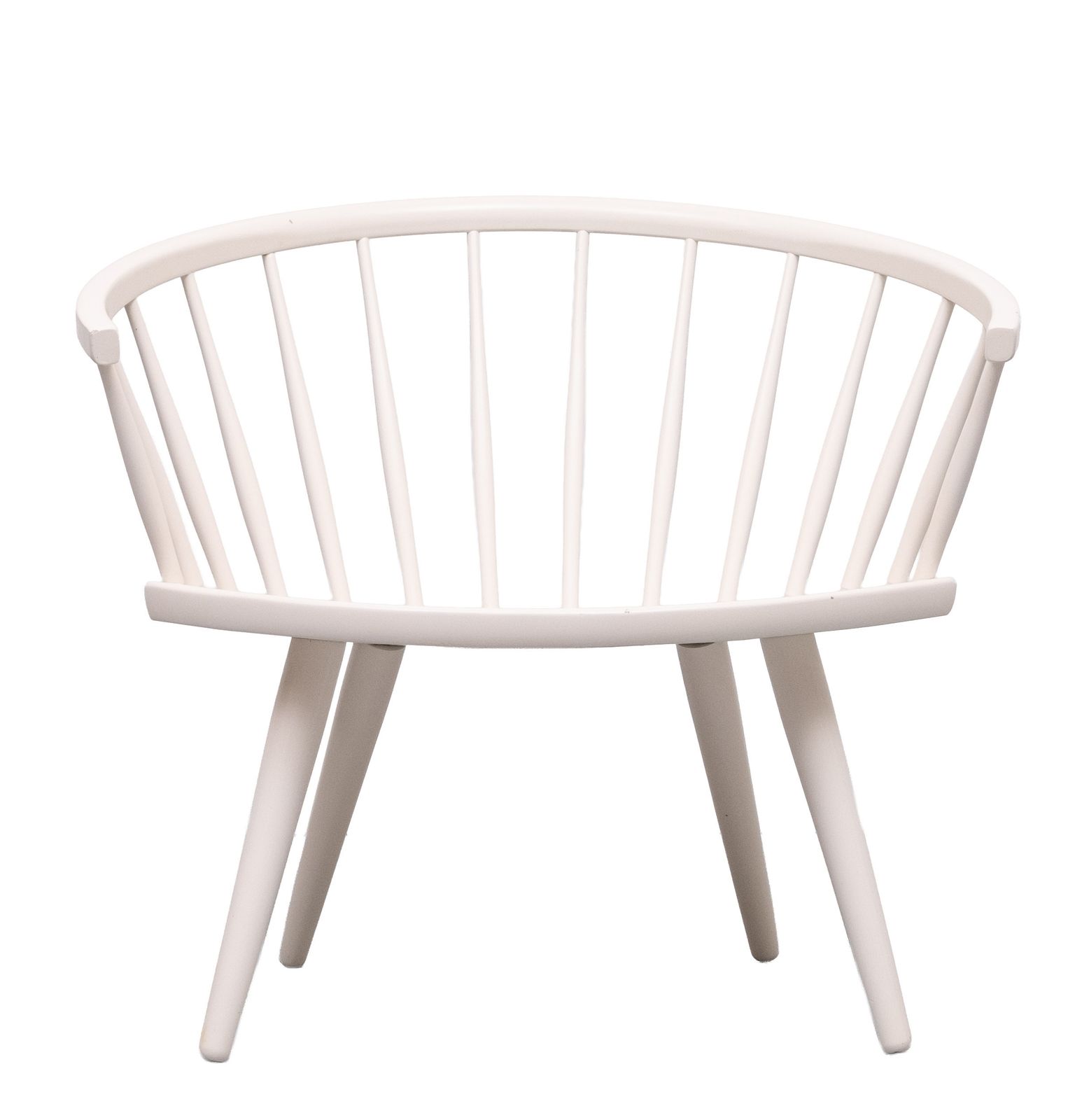 Yngve Ekström Arka White Lounge Chair Stolab Sweden 1955 photo for sale