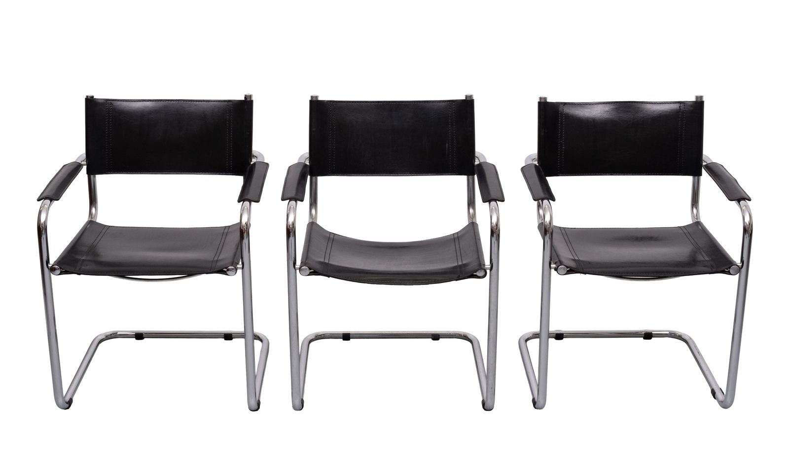 Set van 4 S34 fauteuils, ontworpen door Mart Stam, geproduceerd in Italië, ca. jaren 1970 photo furniture