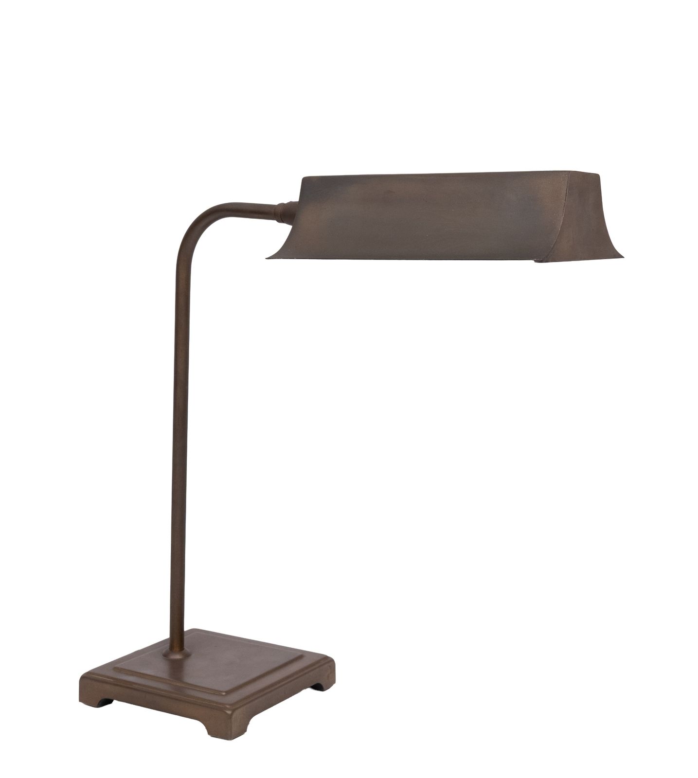 Herda Bronzen Bureaulamp, Vintage jaren 1970, Holland
