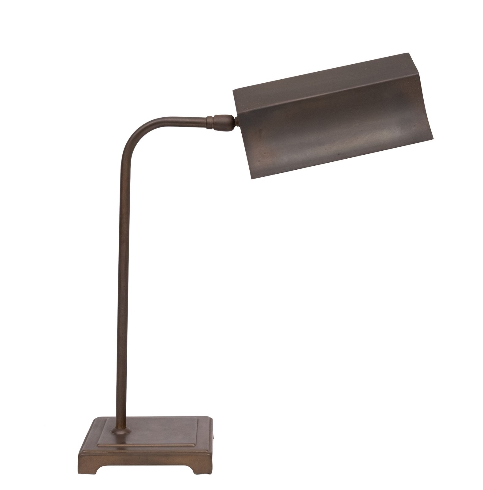 Herda Bronzen Bureaulamp, Vintage jaren 1970, Holland photo vintage