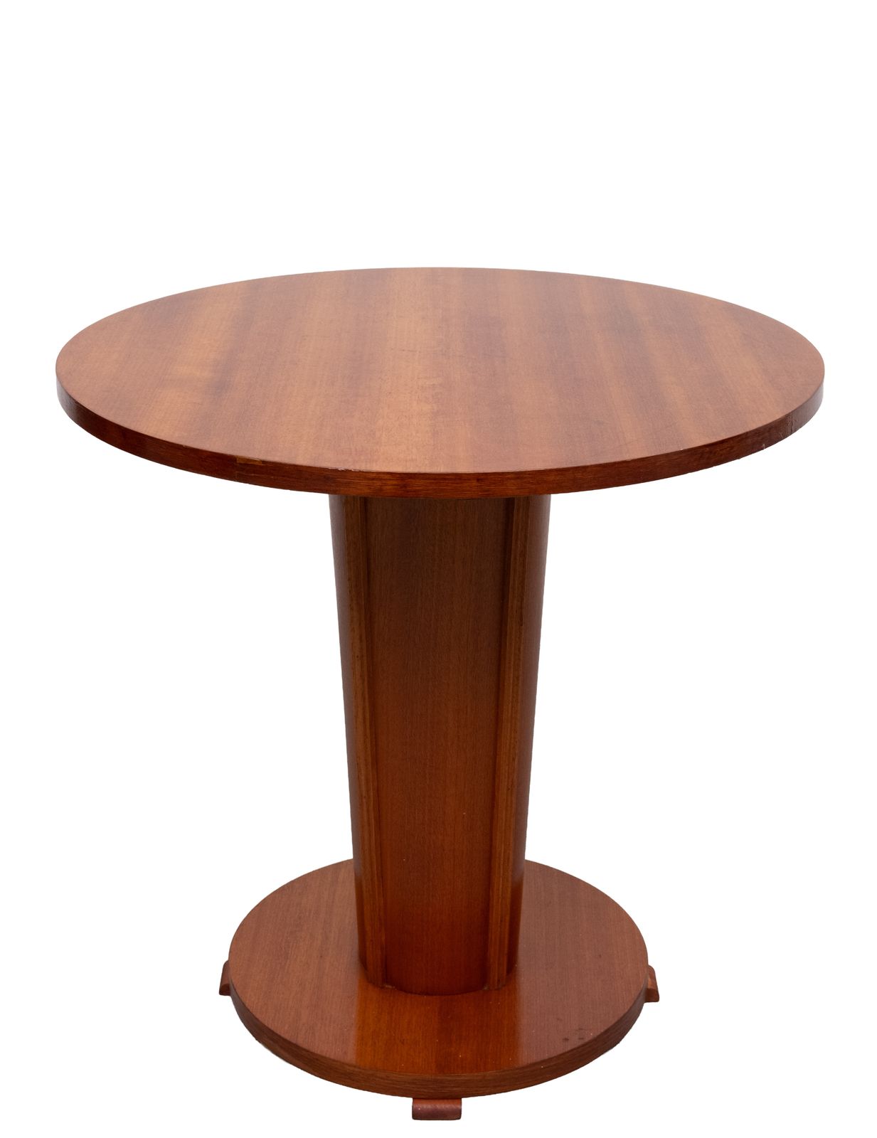 Bijzondere Nederlandse art deco Amsterdam School ronde tafel jaren 1930 photo Meubels