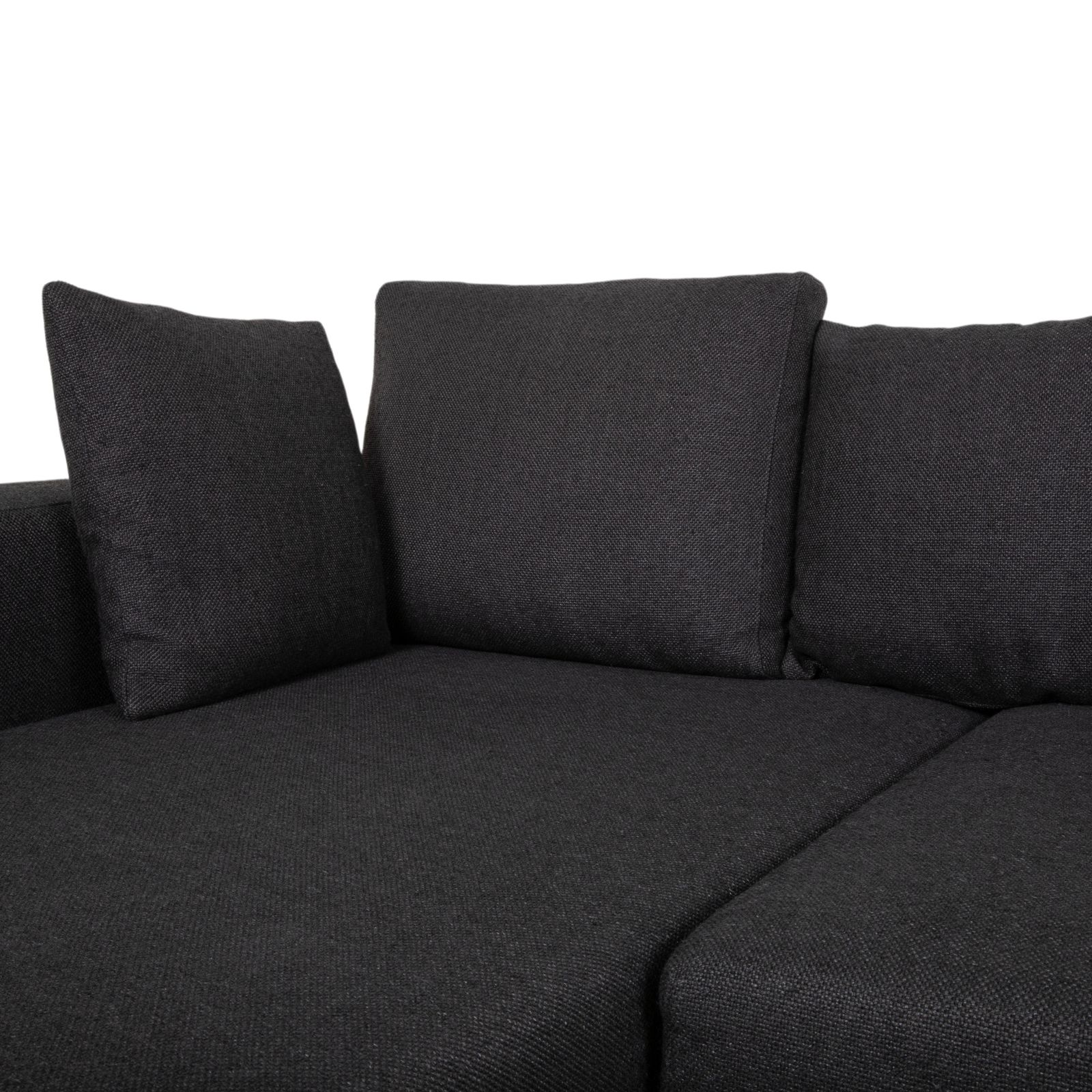 Canapé d'angle La Nuova Casa Granada en tissu gris anthracite photo vinterior