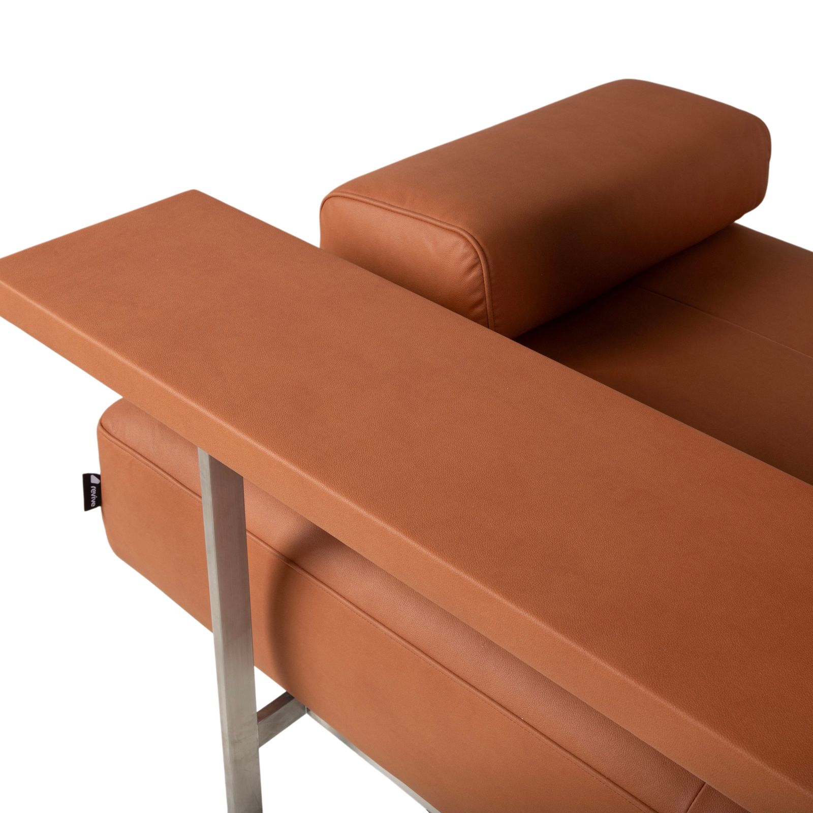 Rolf Benz Dono 6100 Leather Corner Sofa Orange Terracotta photo buy