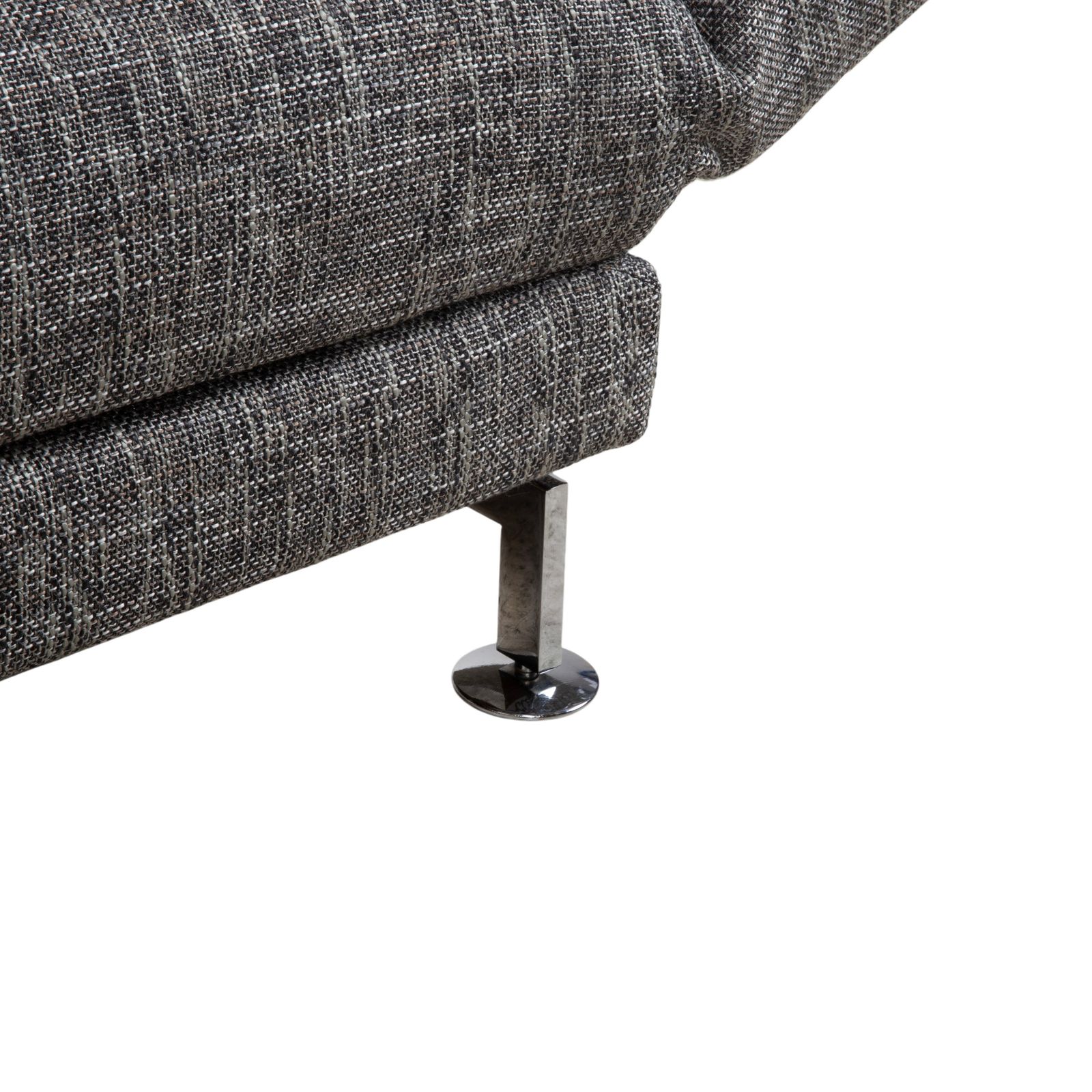 photo furniture Brühl Moule Stof Hoekbank, Grijs, Manuele Functie, Chaise Longue Links, Opnieuw Bekleed Jab1040