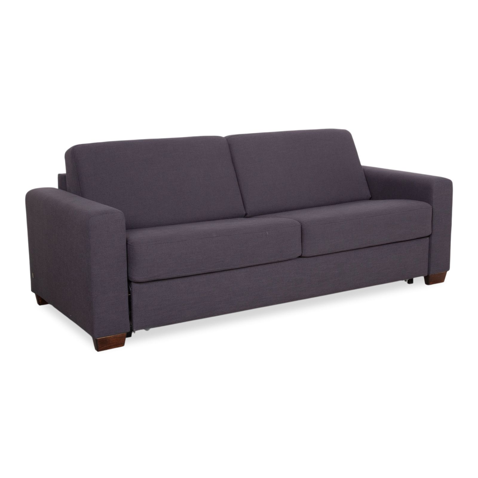 Canapé 2 places Musterring MR 837 en tissu anthracite gris, fonction couchage manuel photo for sale