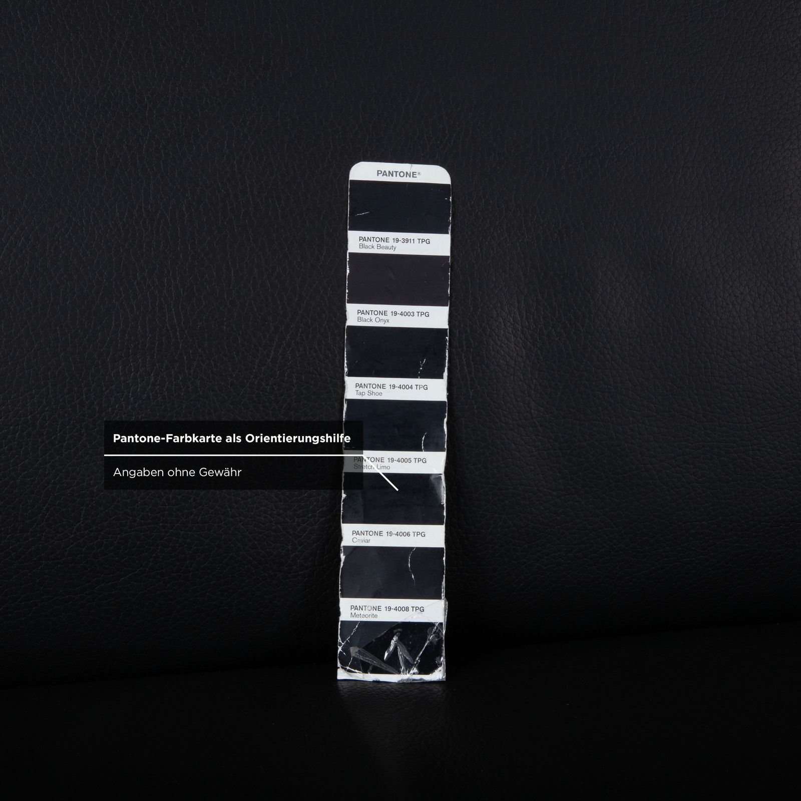 photo furniture Canapé 3 places Rolf Benz 322 en cuir noir
