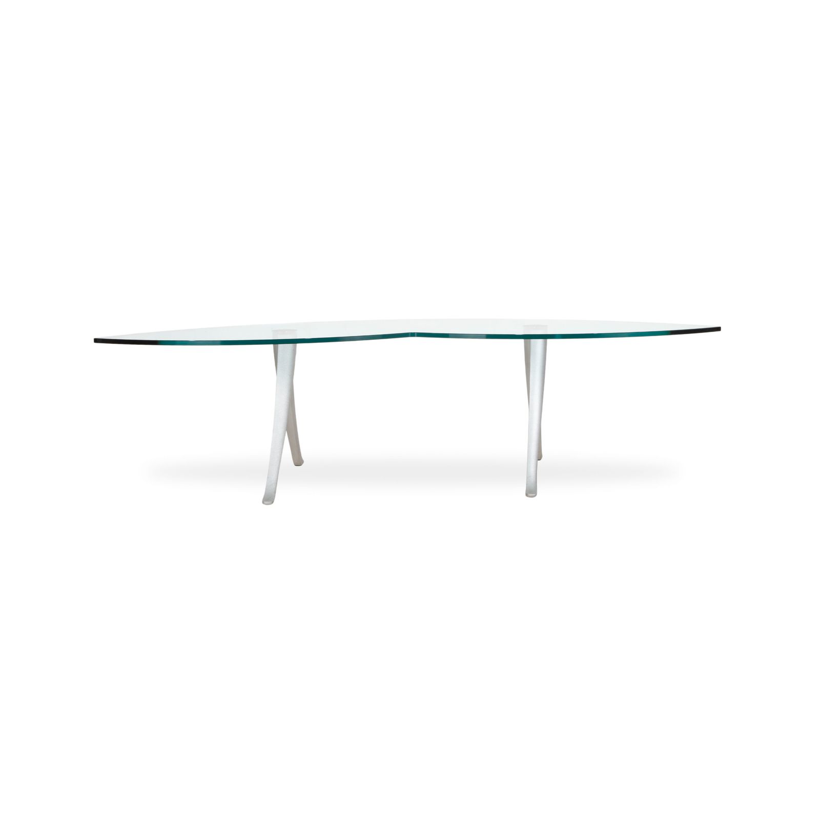 Rolf Benz 5021 Glass Coffee Table Aluminum Oval Round photo buy