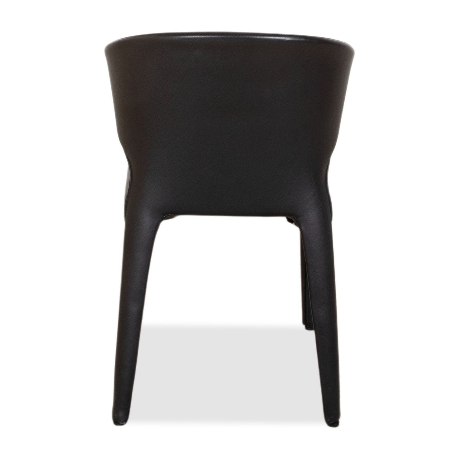 Mobilier Ensemble de 8 chaises Cassina Hola en cuir noir, pour salle à manger photo