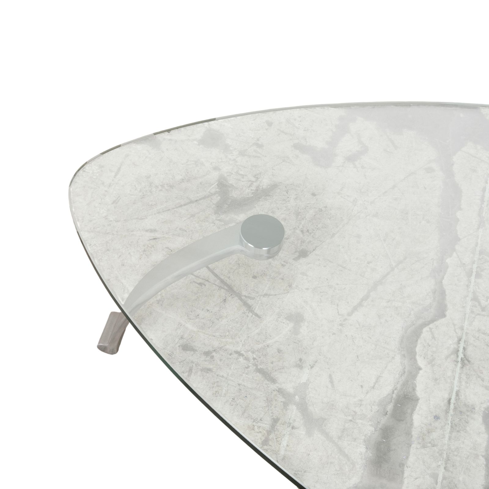 Table basse Rolf Benz 5021 en verre, argentée photo for sale