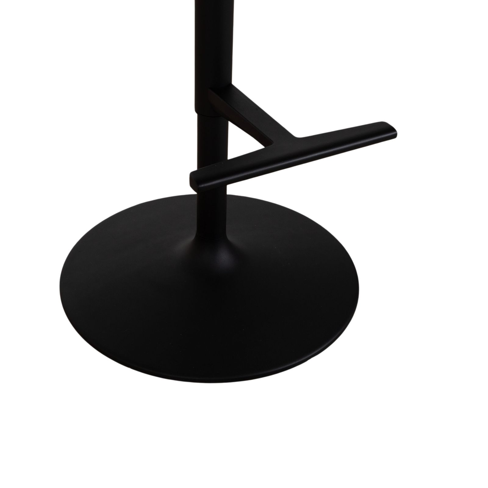 Lot de 8 tabourets de bar Andreu World Nuez en cuir gris, réglage manuel, par Patricia Urquiola photo 4246.0