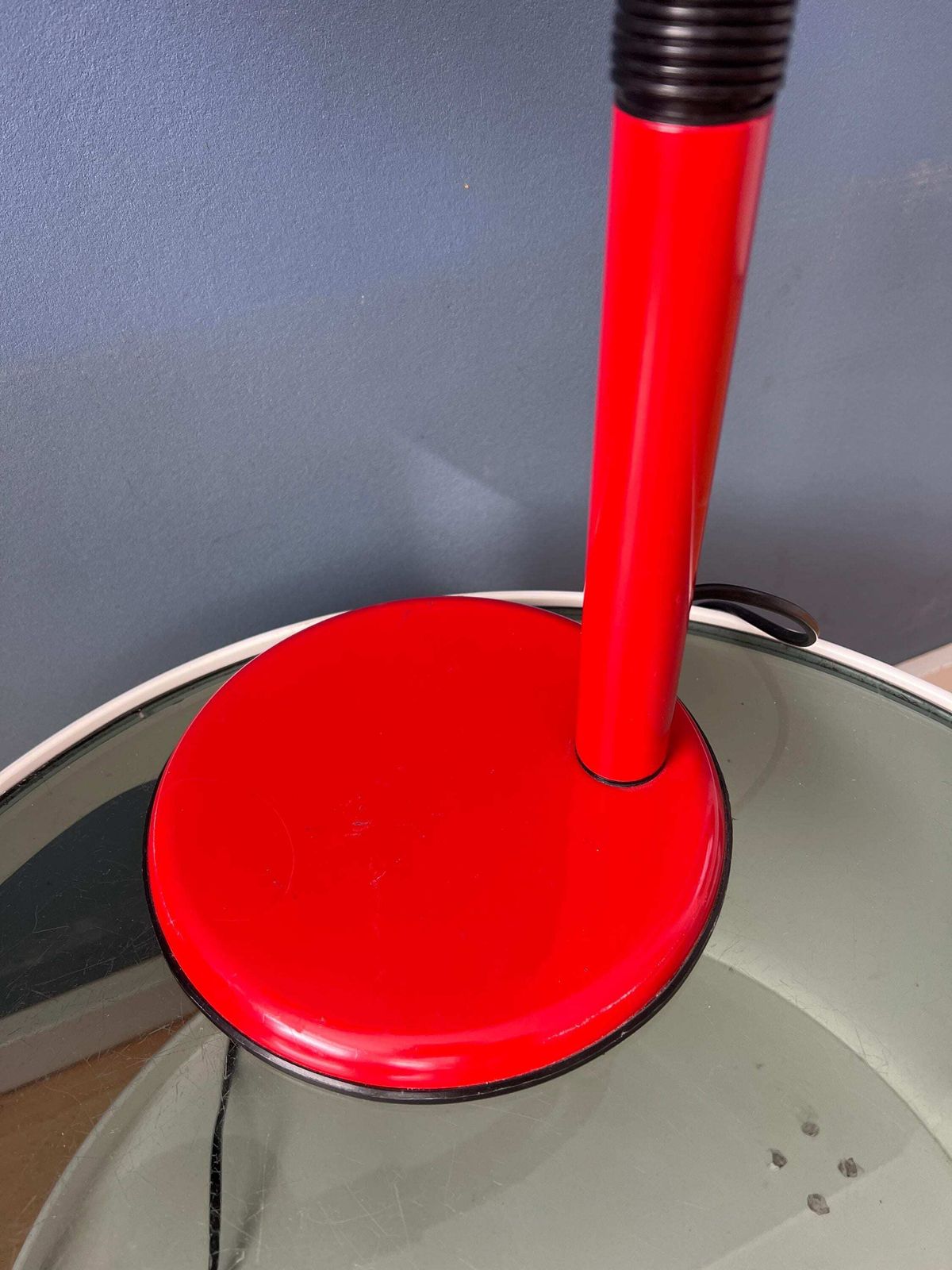 157.0 Mid Century Flexible Red Space Age Table Lamp photo