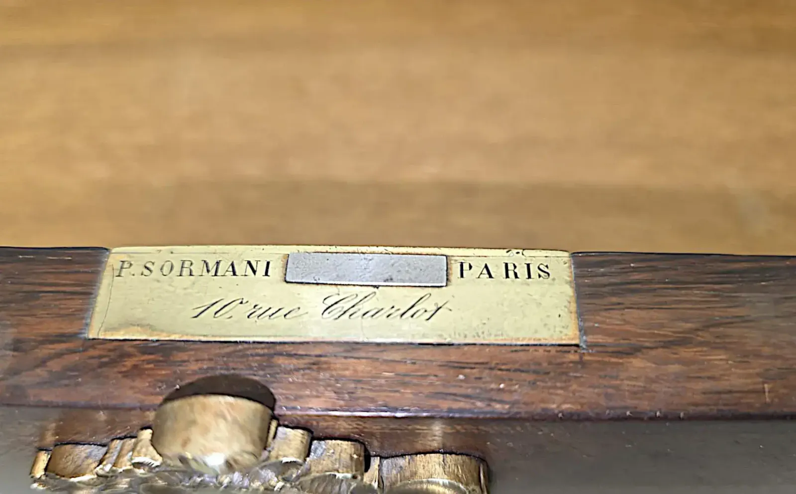An Exceptionally Rare 19th Century French Bureau Plat photo vinterior