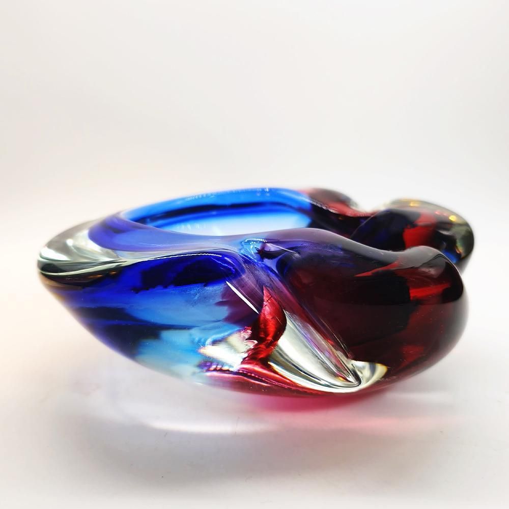 1960s Ashtray Or Catch All In Murano Glass By Flavio Poli For Seguso. 15.5cm. Made In Italy. photo furniture