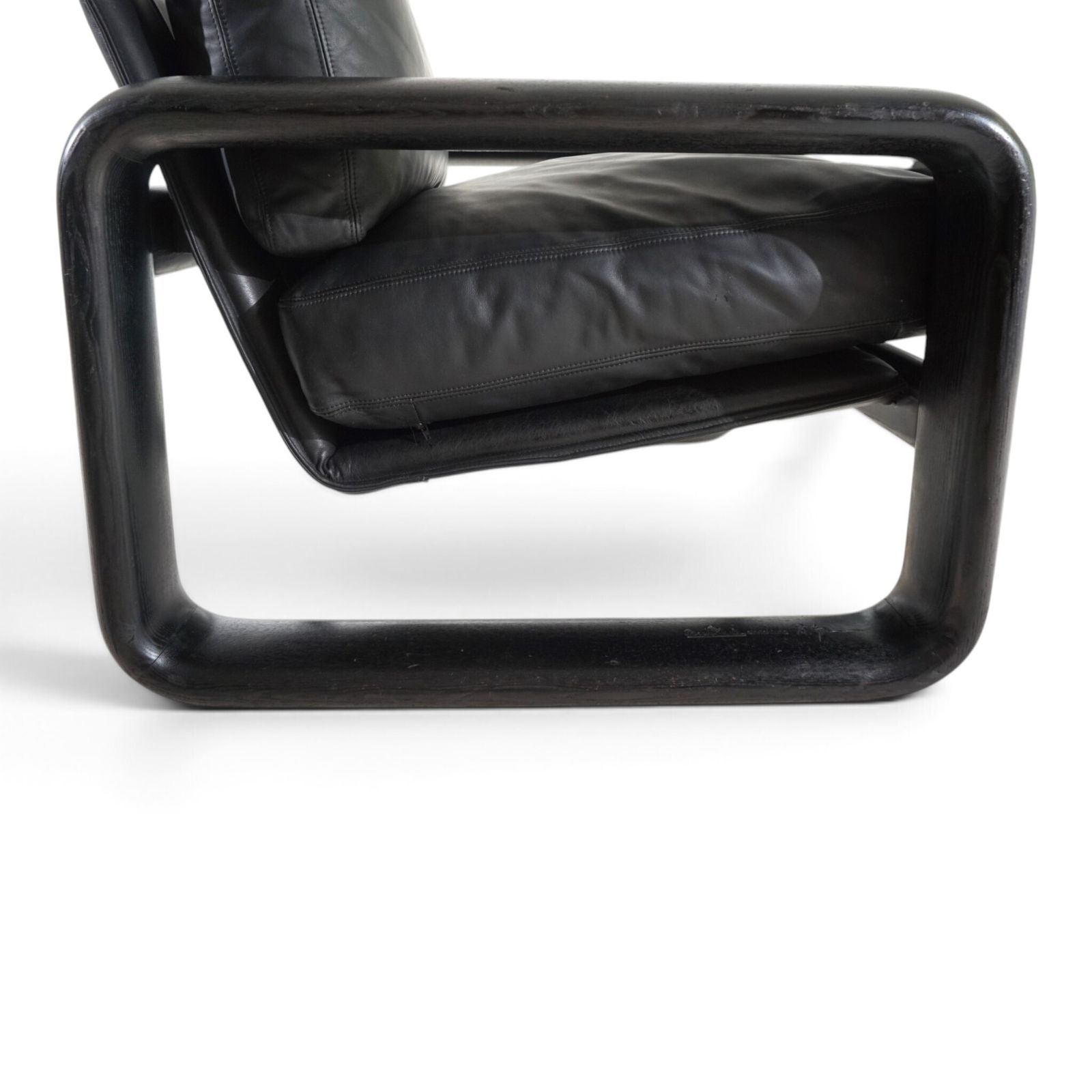 Set Of 2 Rosenthal Hombre Leather Lounge Chairs By Burkhard Vogtherr, 1970 photo buy