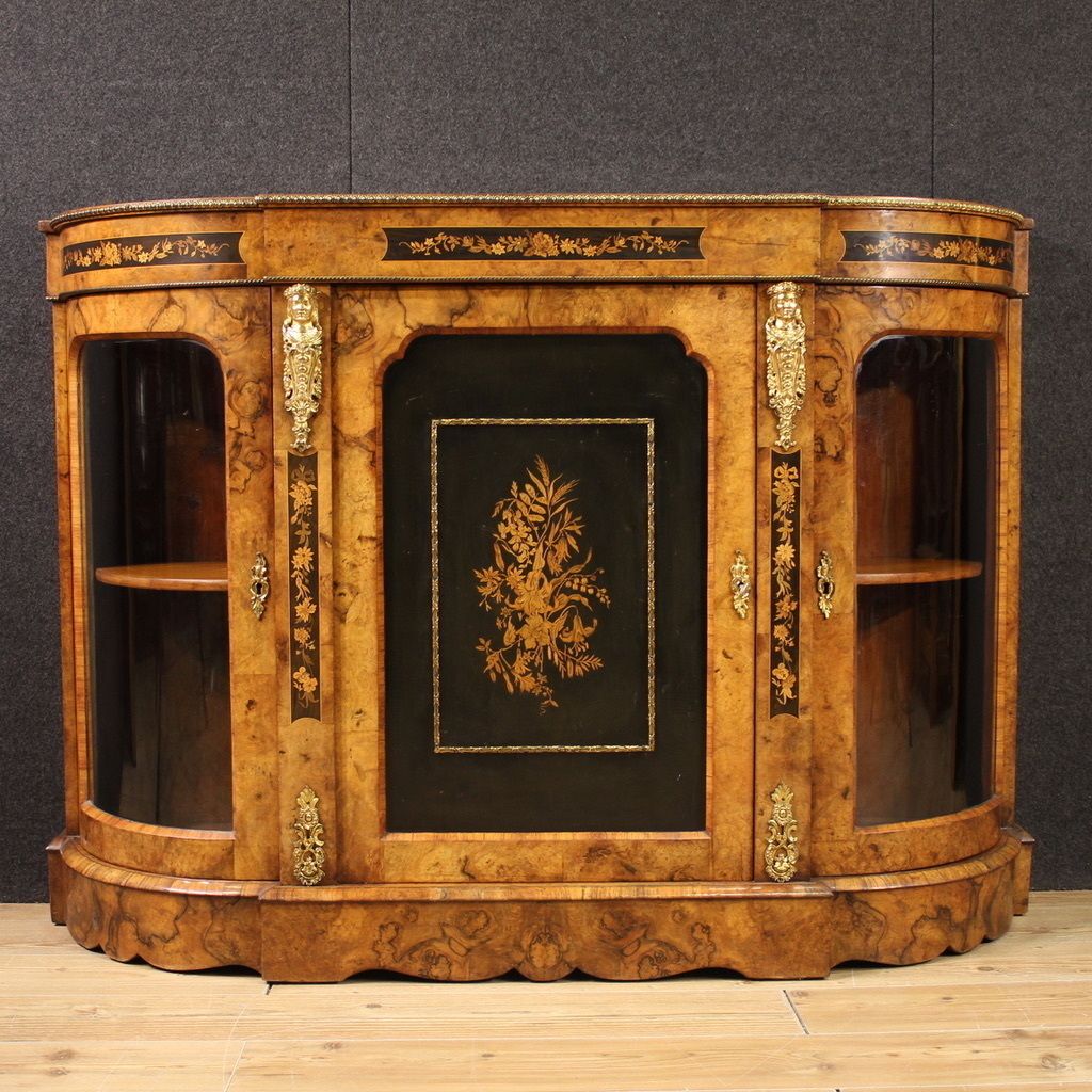 photo for sale 20th Century English Inlaid Sideboard