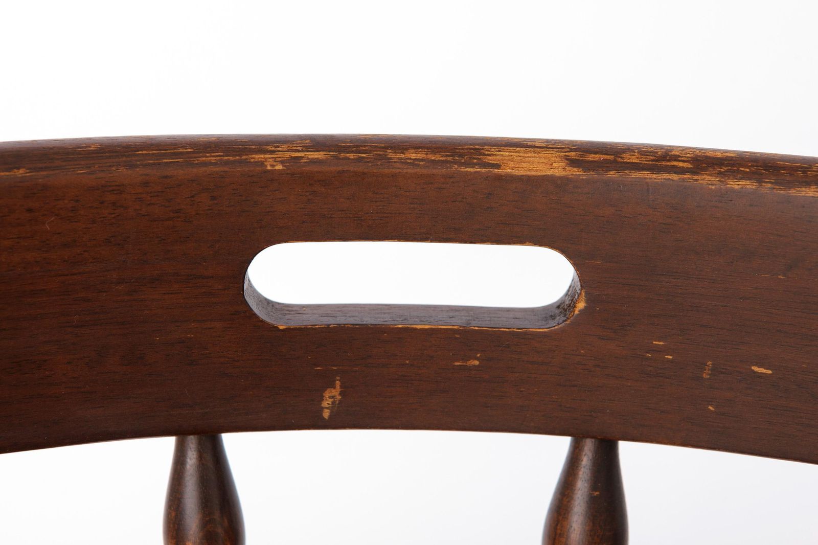 Vintage Western Style Wooden Chair, jaren 1950 1960 Duitse rustieke beukenhouten eetstoel, Bonanza-stijl photo for sale