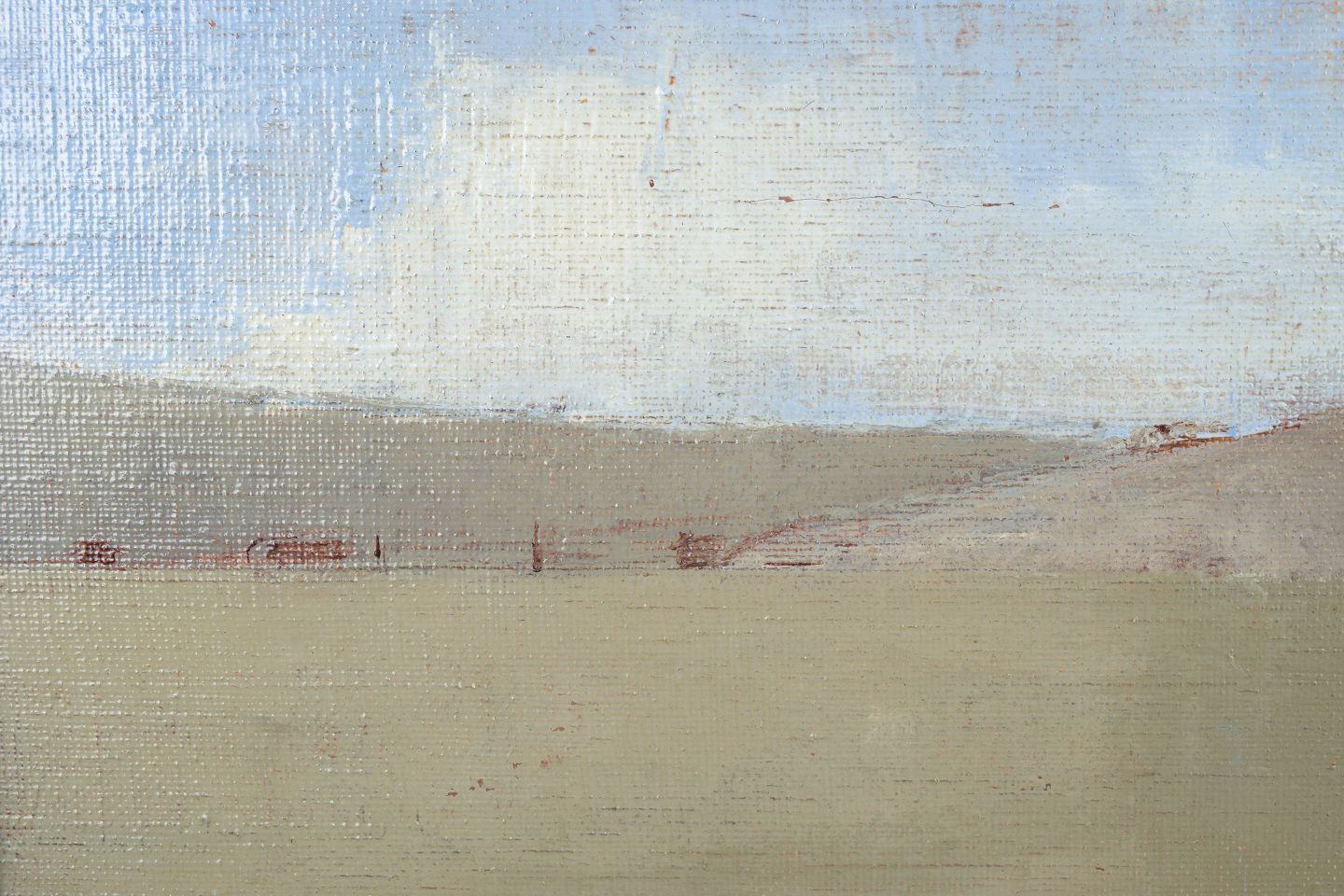 Nils Von Essen, artiste peintre suédois répertorié. Huile sur toile. Paysage moderniste, années 1970. photo for sale