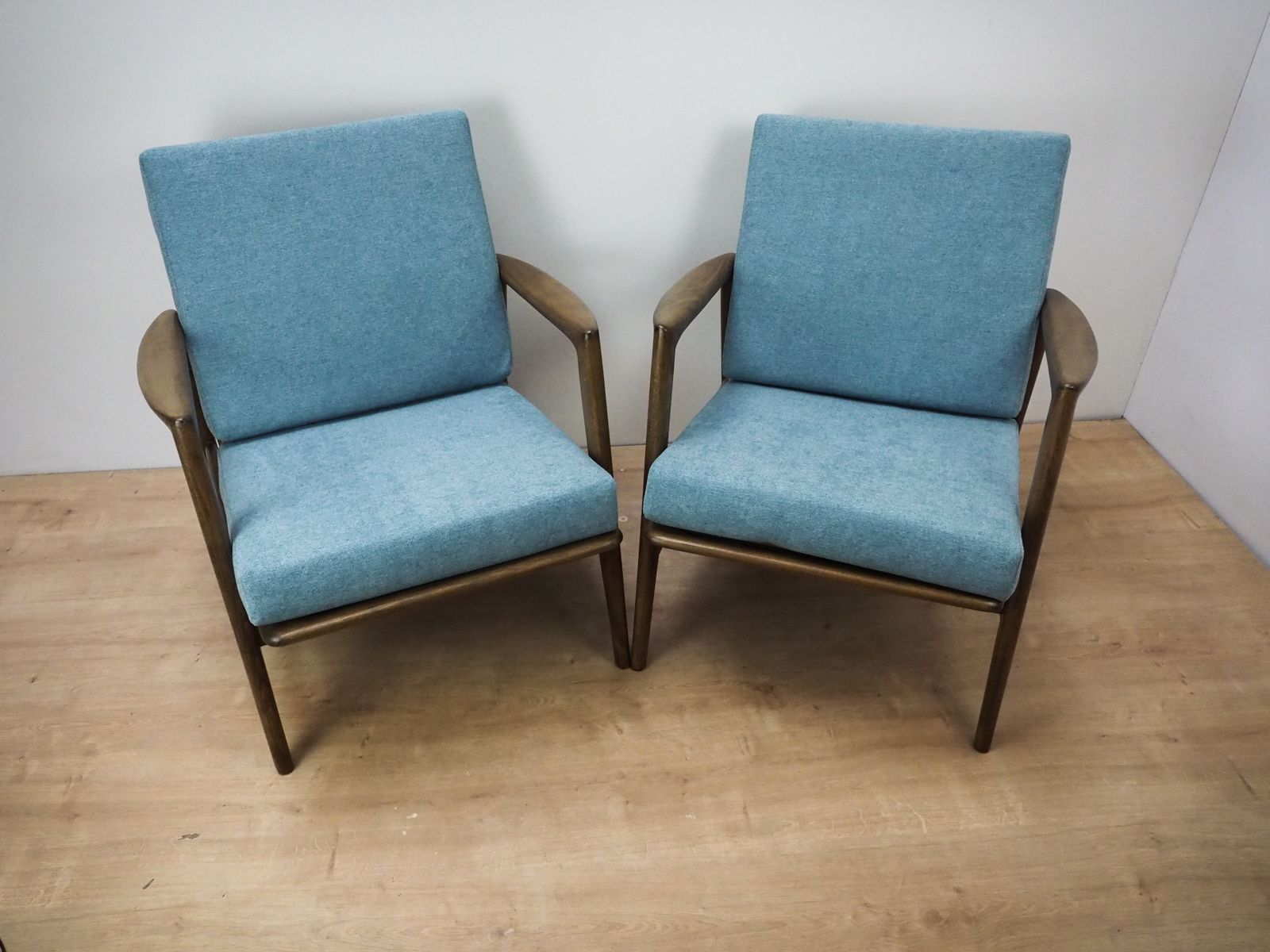 photo buy Model 300 139 Armchairs From Swarzędzka Factory, 1960s, Set Of 2