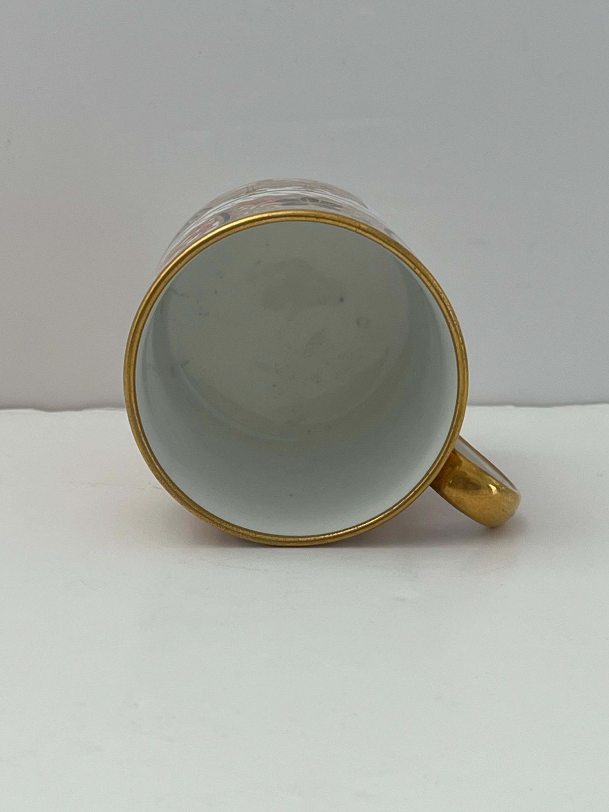 photo furniture Spode Porseleinen Koffiekopje, Fijn Handgeschilderd en Verguld Patroon 1495, ca. 1810