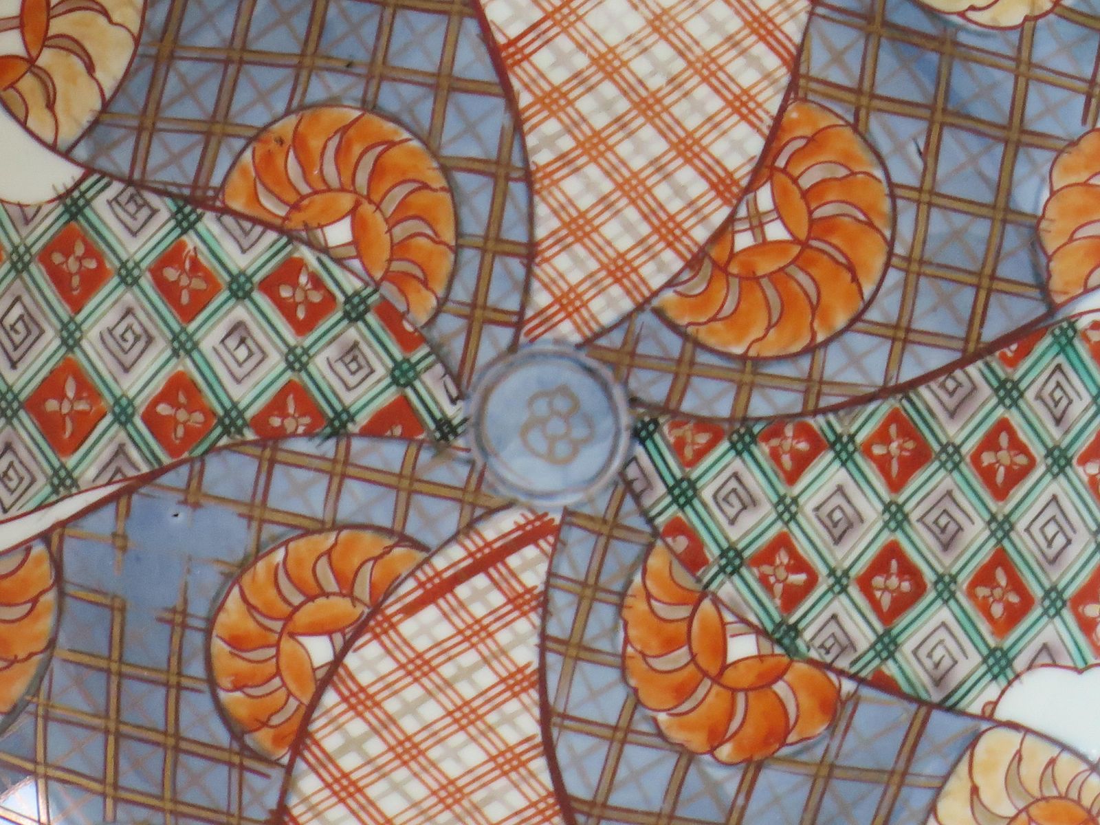 Woonaccessoires Met de hand beschilderd Japans porseleinen bord, Meiji-periode, ca. 1870 photo