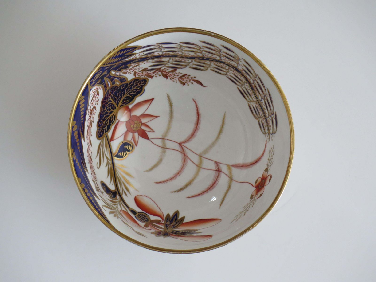 George III Porseleinen Spoelkom van Josiah Spode, Verguld Japan Patroon 2214, 1810 photo furniture