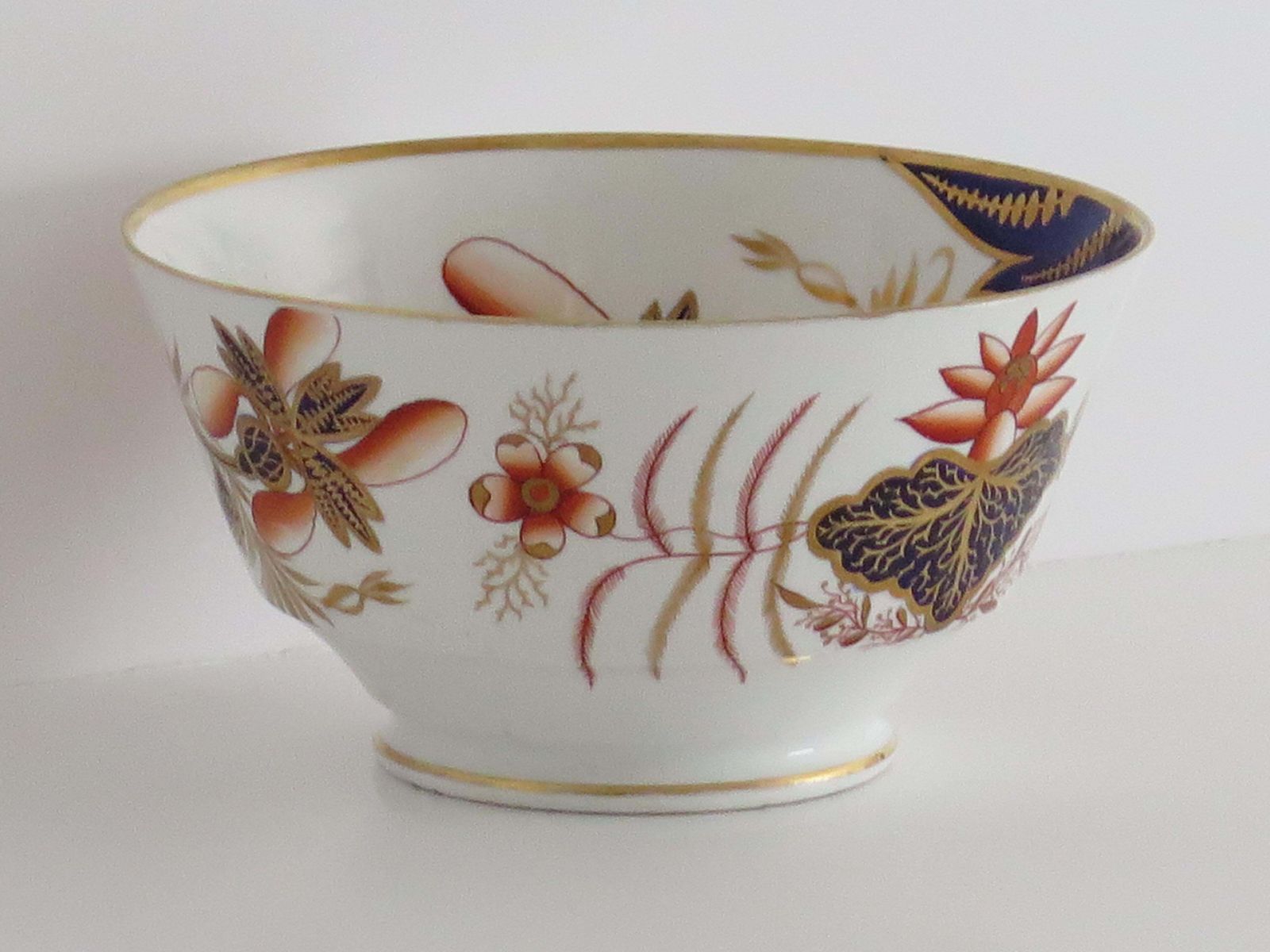 George III Porseleinen Spoelkom van Josiah Spode, Verguld Japan Patroon 2214, 1810 photo vinterior