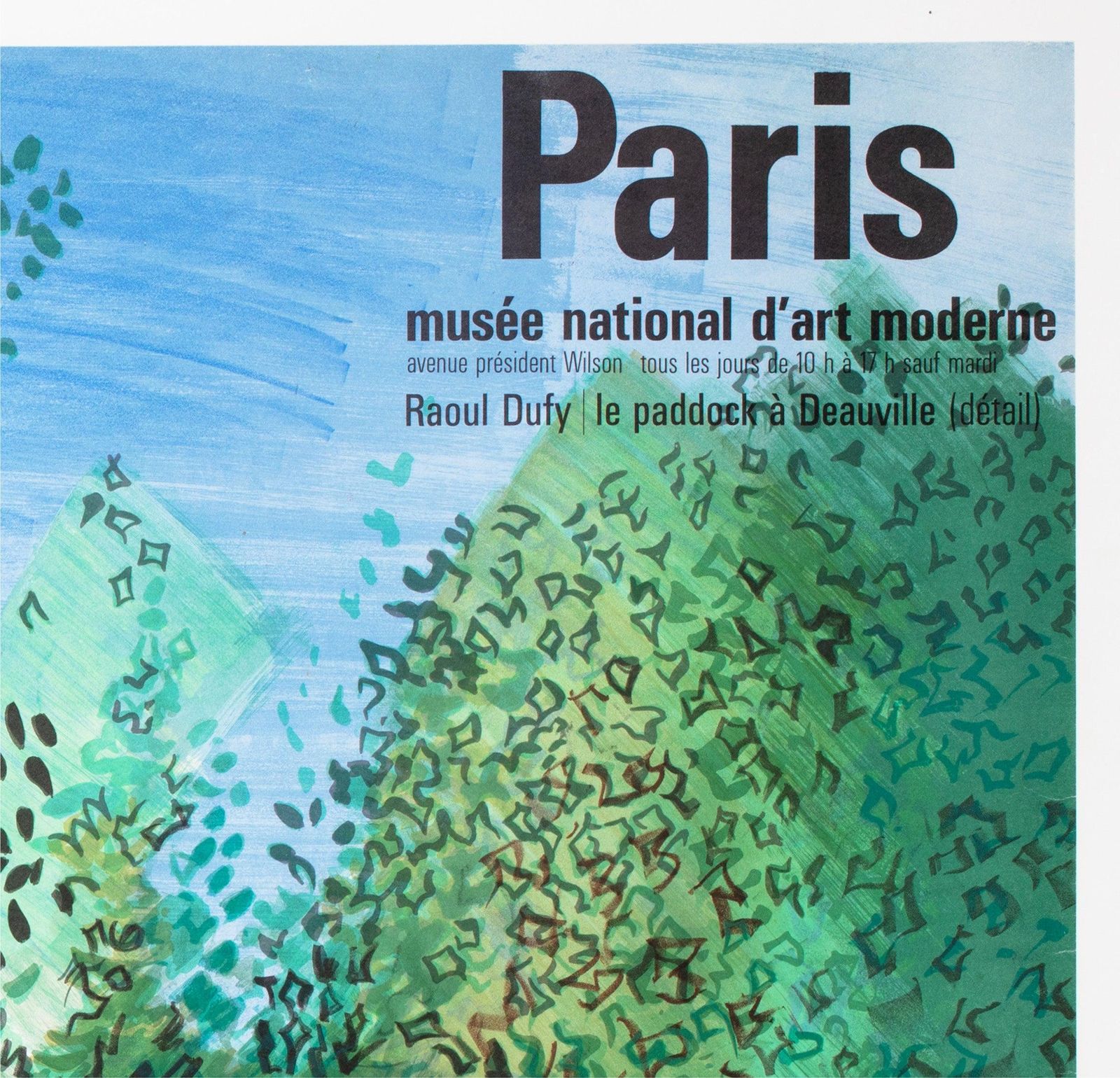 Paris Musée Dart Moderne 1964 Poster, Raoul Dufy. photo 2122.0