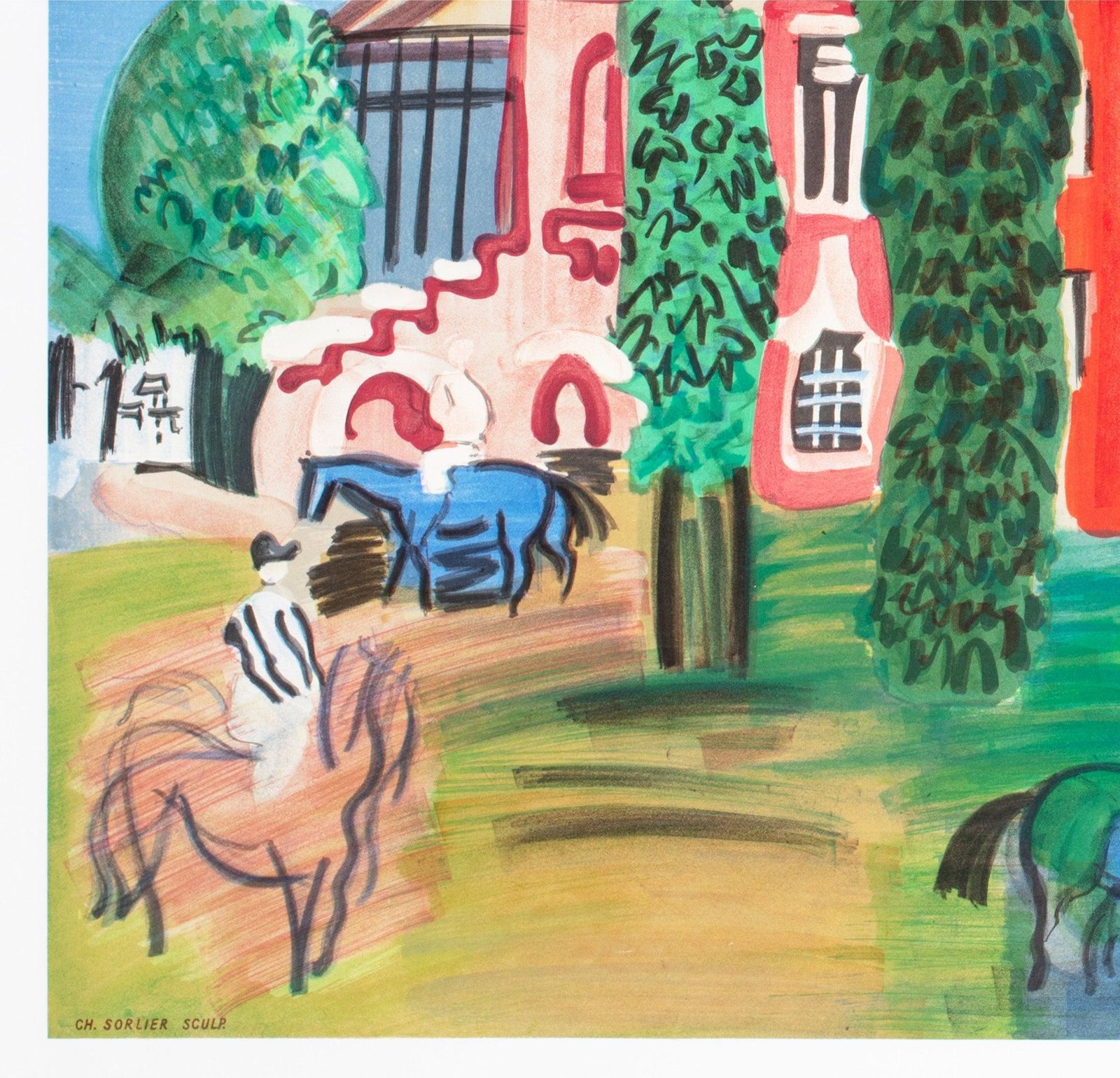 Paris Musée Dart Moderne 1964 Poster, Raoul Dufy. photo vinterior
