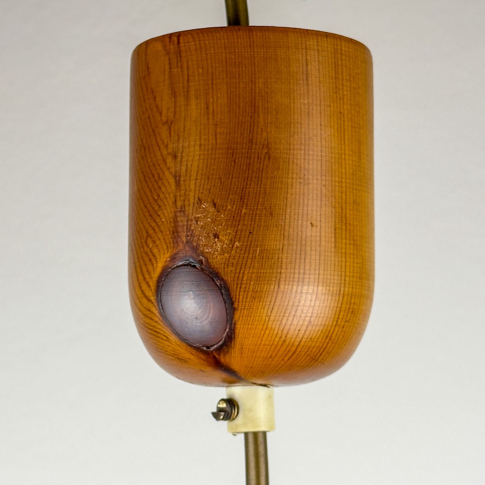 photo furniture Cocoon Hanglamp van Friedel Wauer voor Goldkant Leuchten, Duitsland ca. jaren 1960