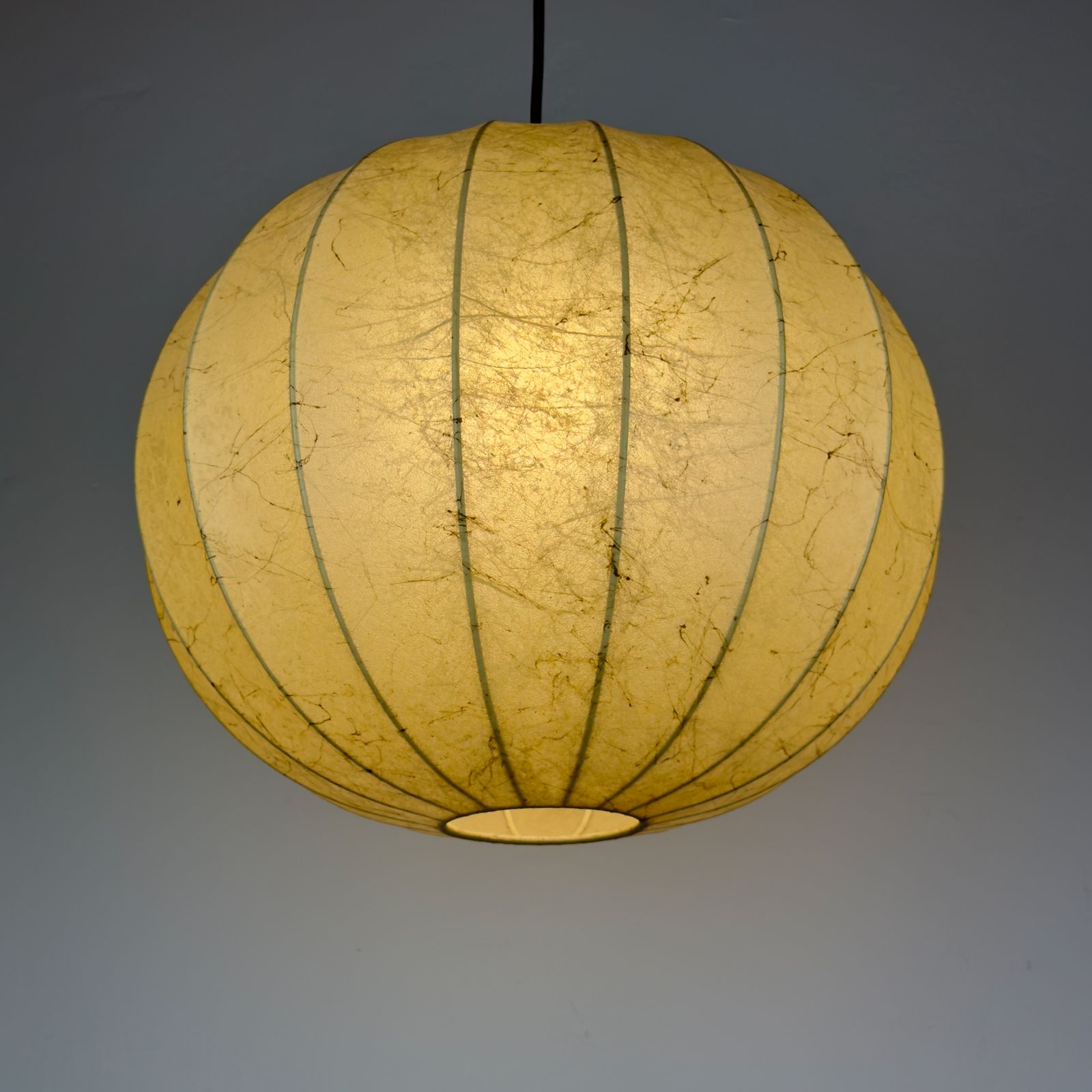 1300.0 Cocoon Pendant Lamp By Friedel Wauer For Goldkant Leuchten, Germany 1960s photo